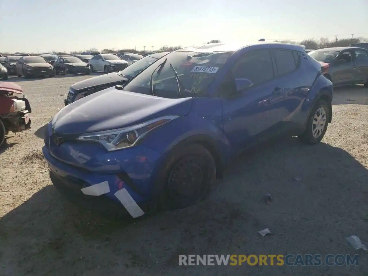 1 Photograph of a damaged car JTNKHMBX9K1057096 TOYOTA C-HR 2019