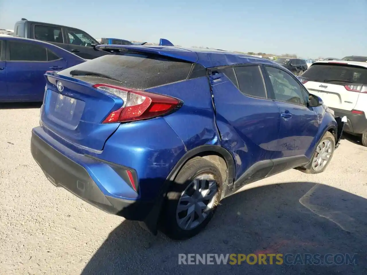 3 Photograph of a damaged car JTNKHMBX9K1057096 TOYOTA C-HR 2019