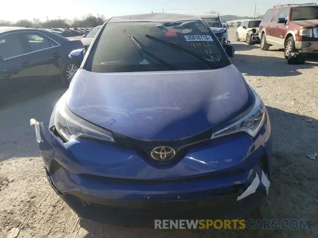 5 Photograph of a damaged car JTNKHMBX9K1057096 TOYOTA C-HR 2019