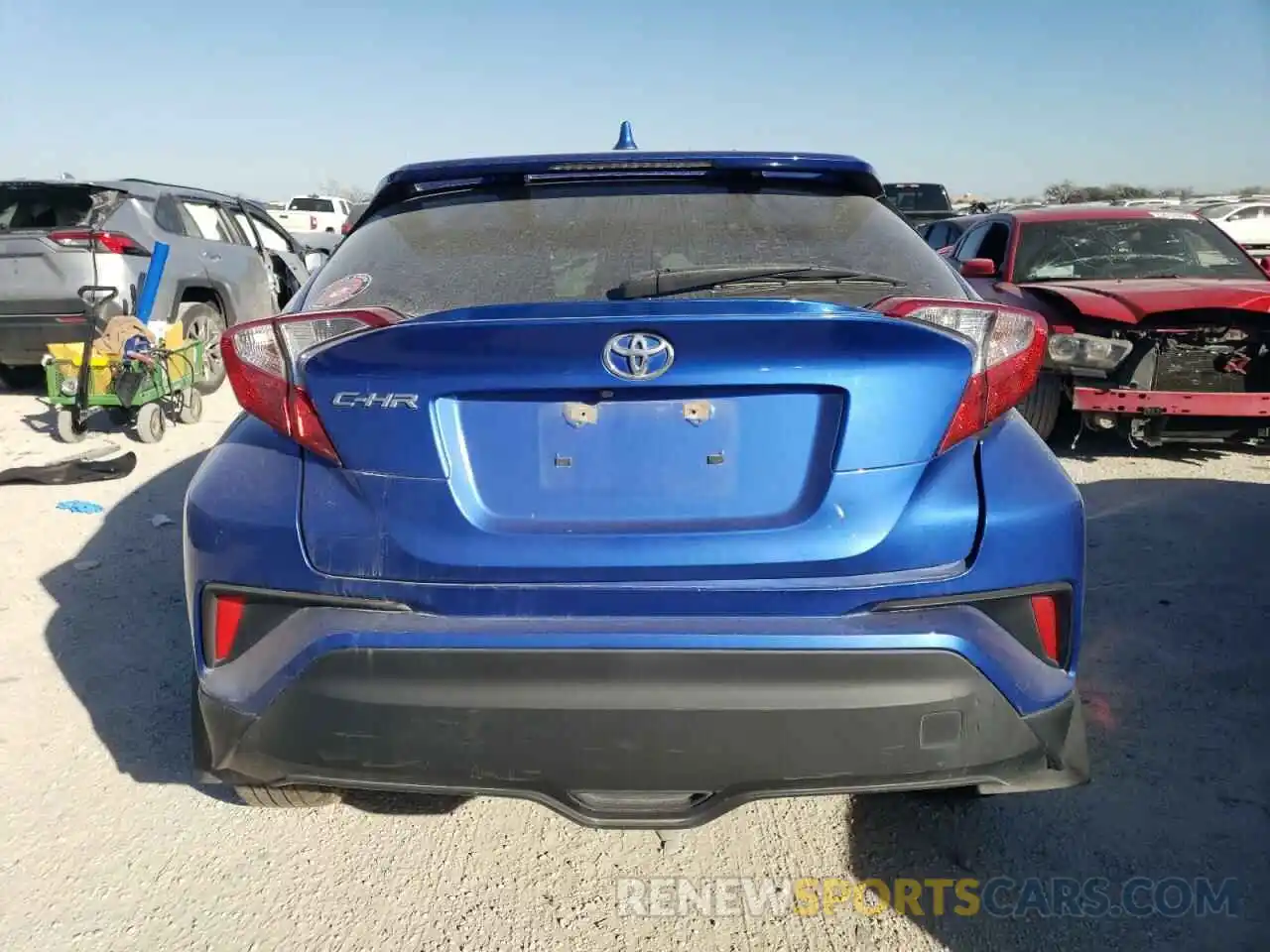 6 Photograph of a damaged car JTNKHMBX9K1057096 TOYOTA C-HR 2019