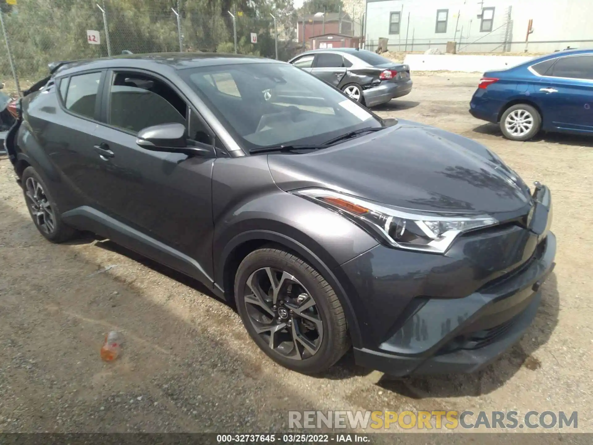 1 Photograph of a damaged car JTNKHMBX9K1058605 TOYOTA C-HR 2019