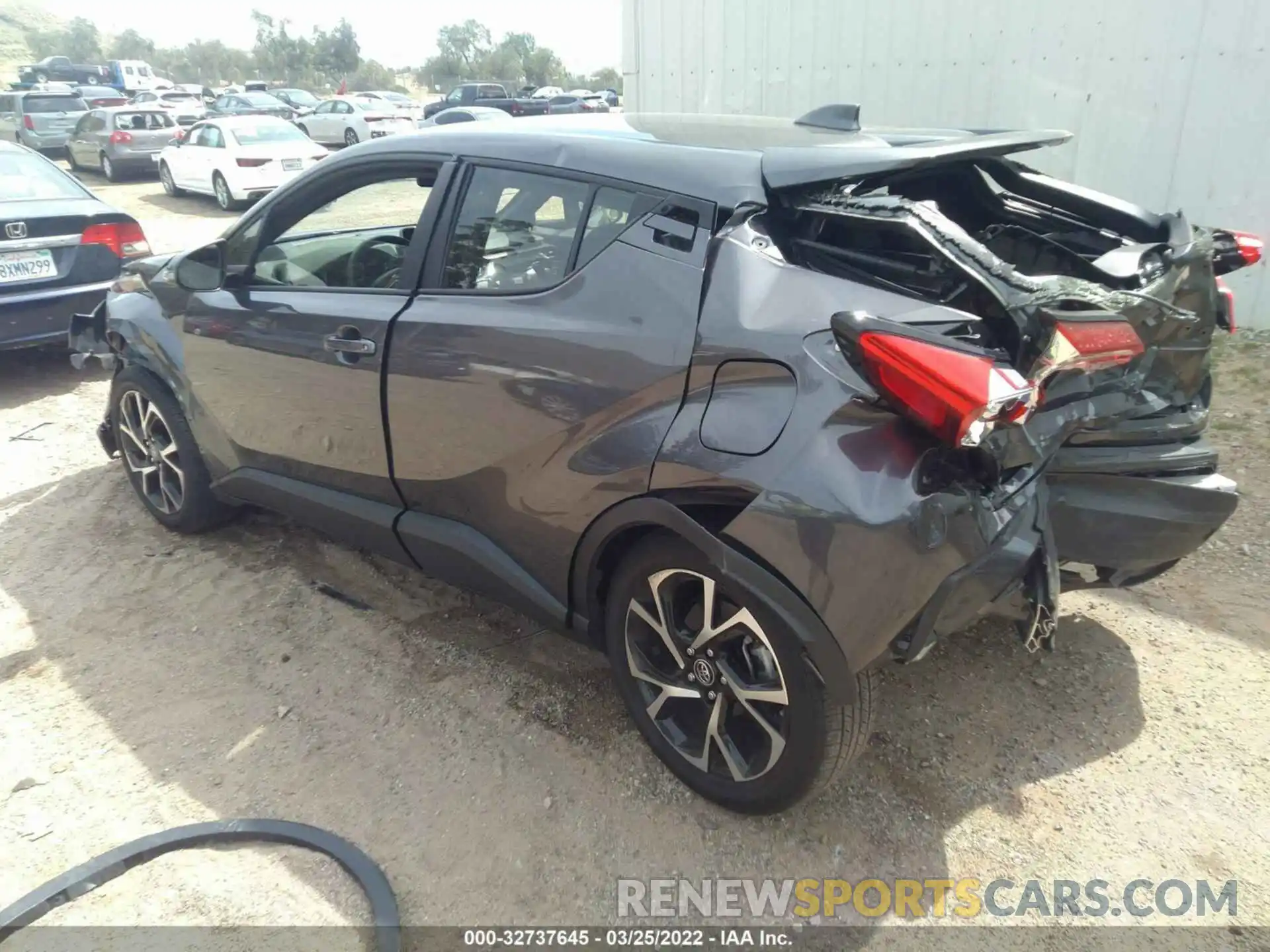 3 Photograph of a damaged car JTNKHMBX9K1058605 TOYOTA C-HR 2019