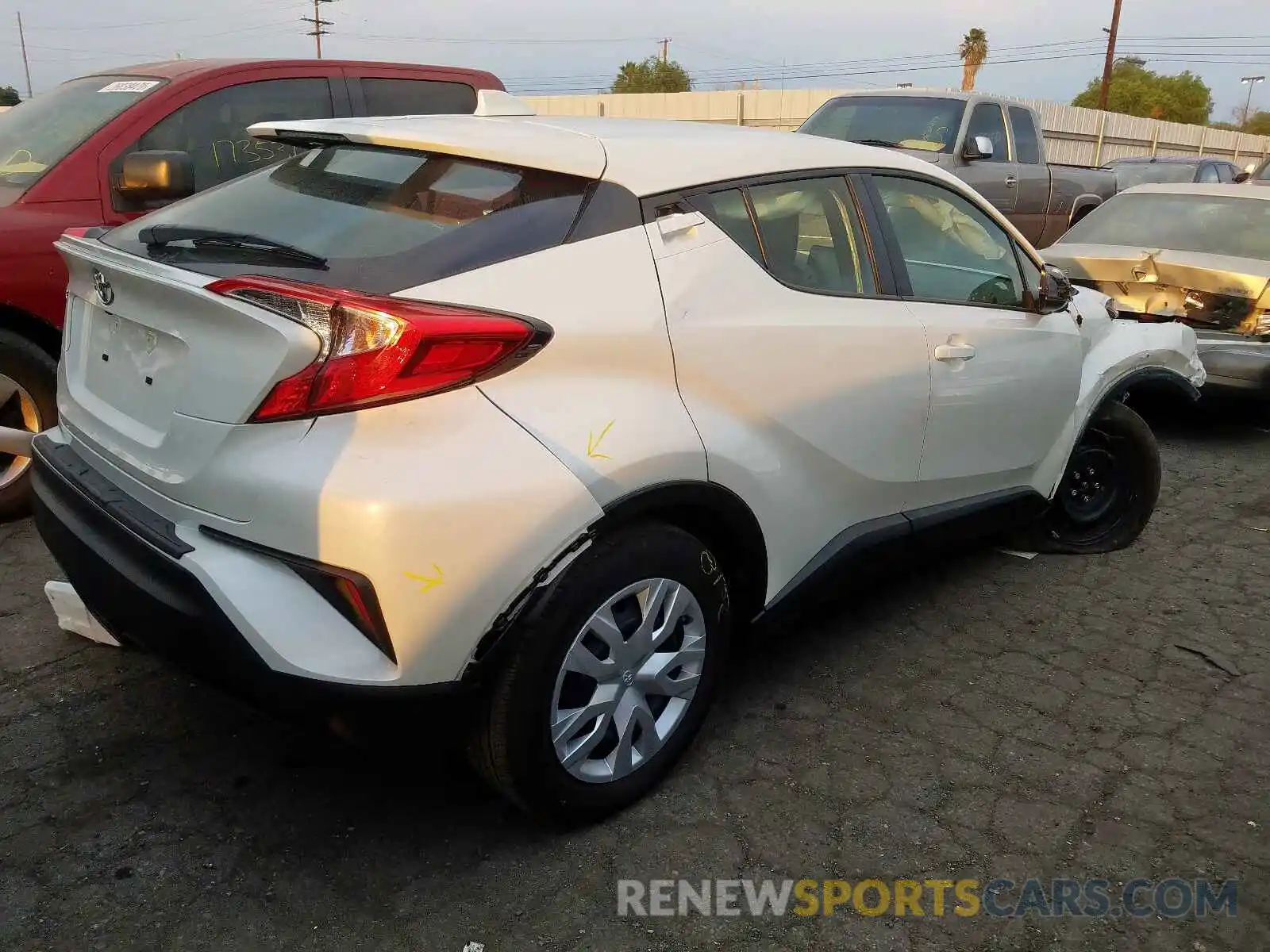 4 Photograph of a damaged car JTNKHMBX9K1059110 TOYOTA C-HR 2019