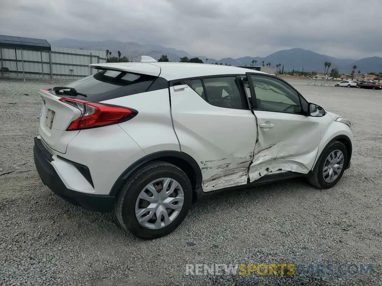 3 Photograph of a damaged car JTNKHMBX9K1059561 TOYOTA C-HR 2019