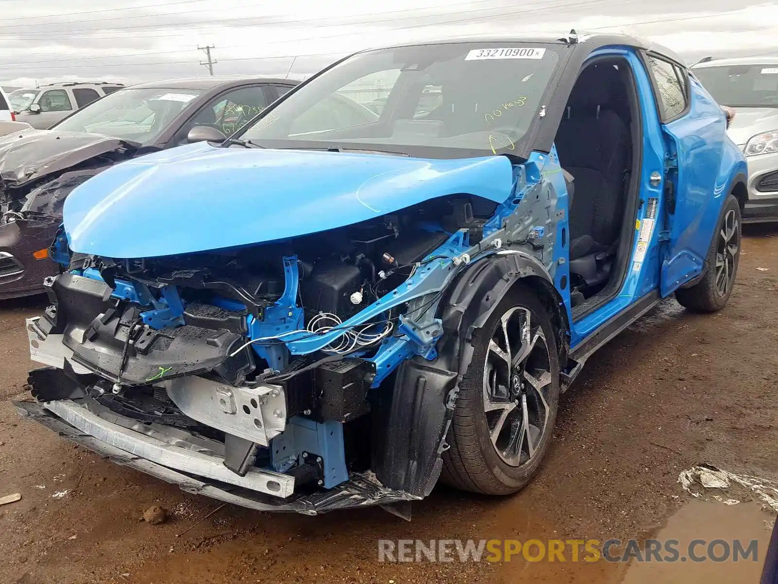 2 Photograph of a damaged car JTNKHMBX9K1060581 TOYOTA C-HR 2019