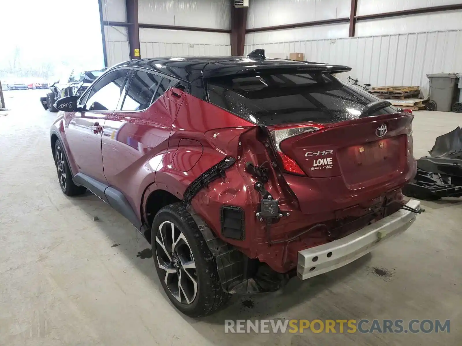 3 Photograph of a damaged car JTNKHMBX9K1060760 TOYOTA C-HR 2019