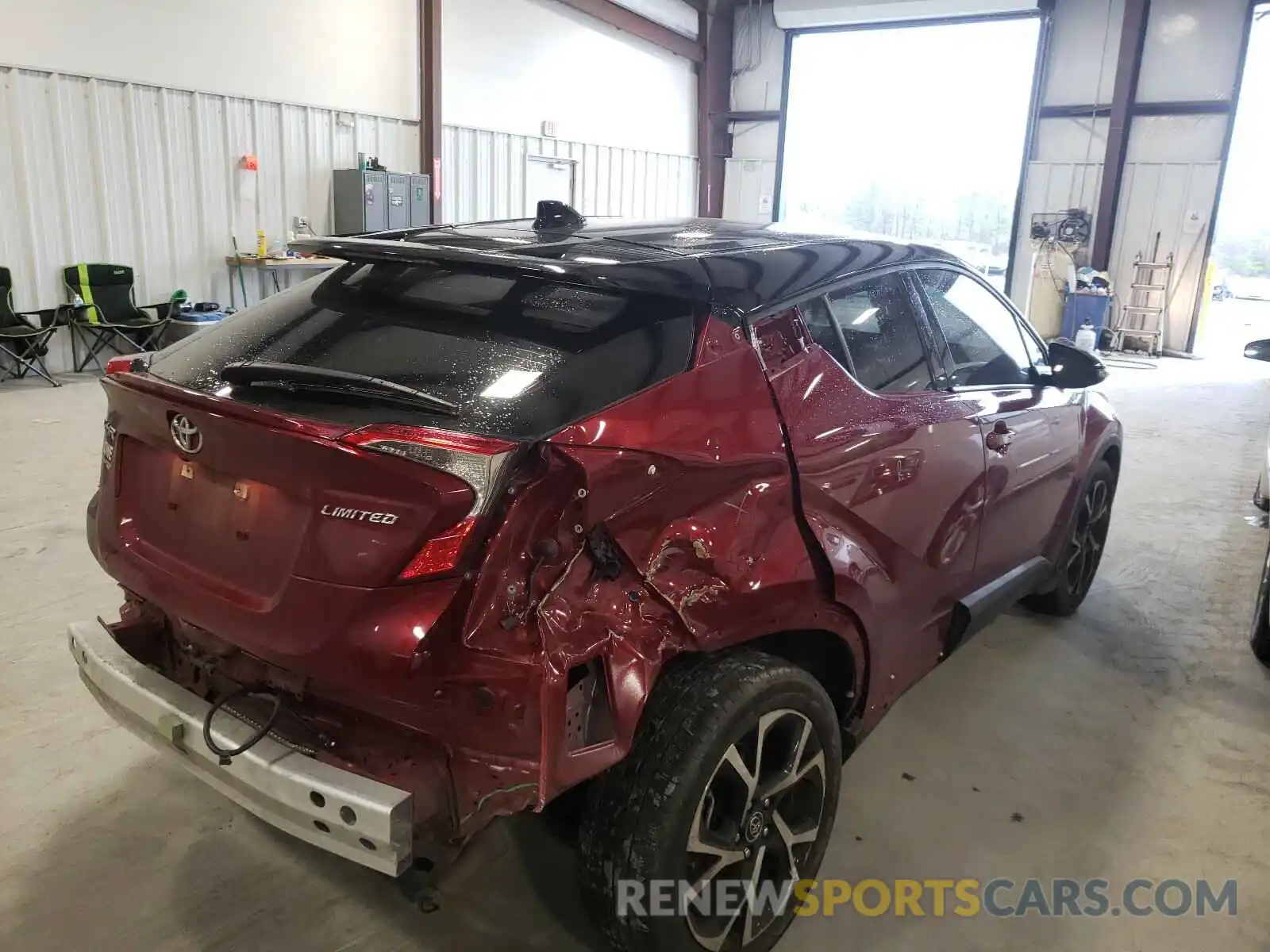 4 Photograph of a damaged car JTNKHMBX9K1060760 TOYOTA C-HR 2019