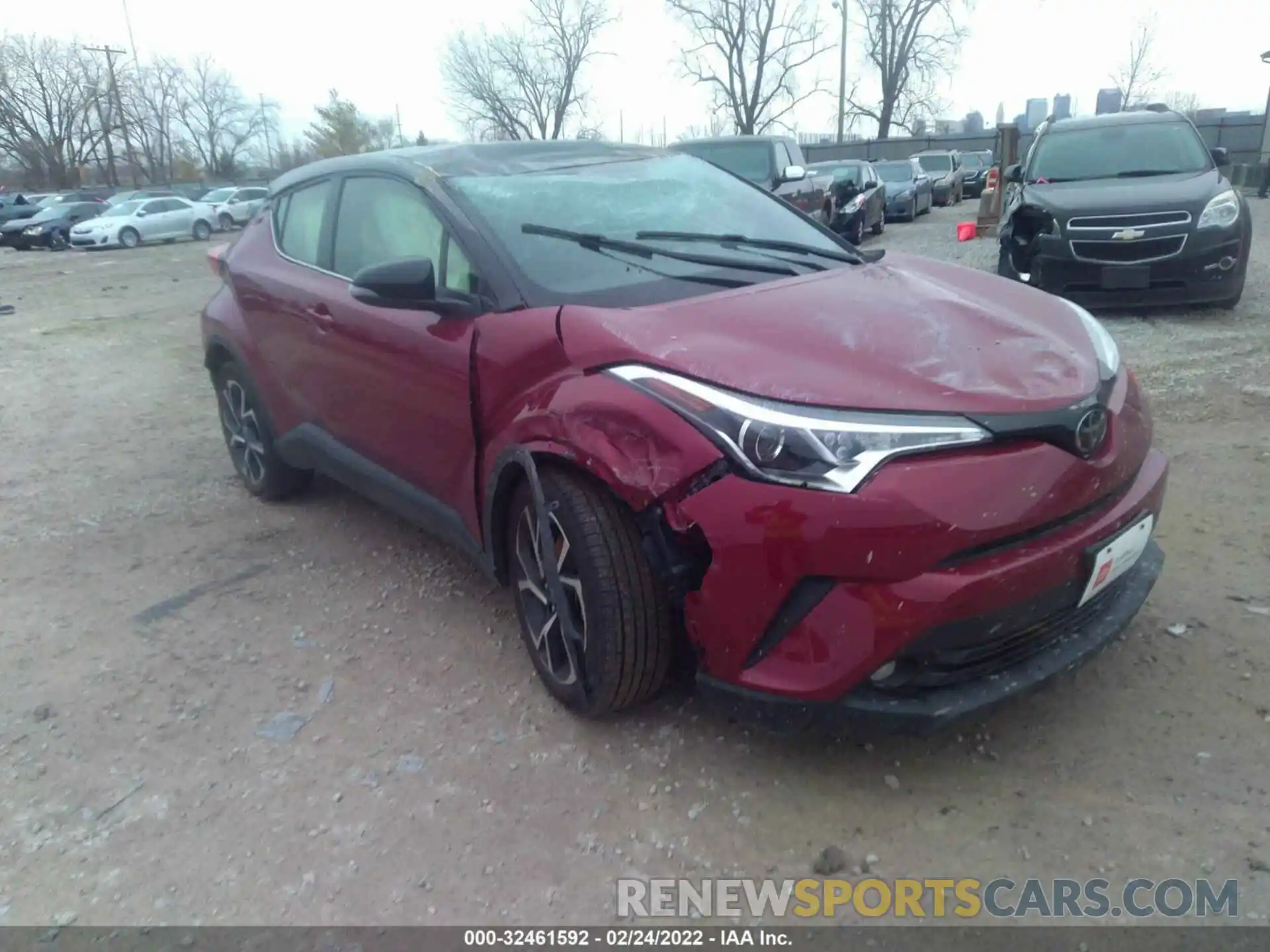 1 Photograph of a damaged car JTNKHMBX9K1061214 TOYOTA C-HR 2019