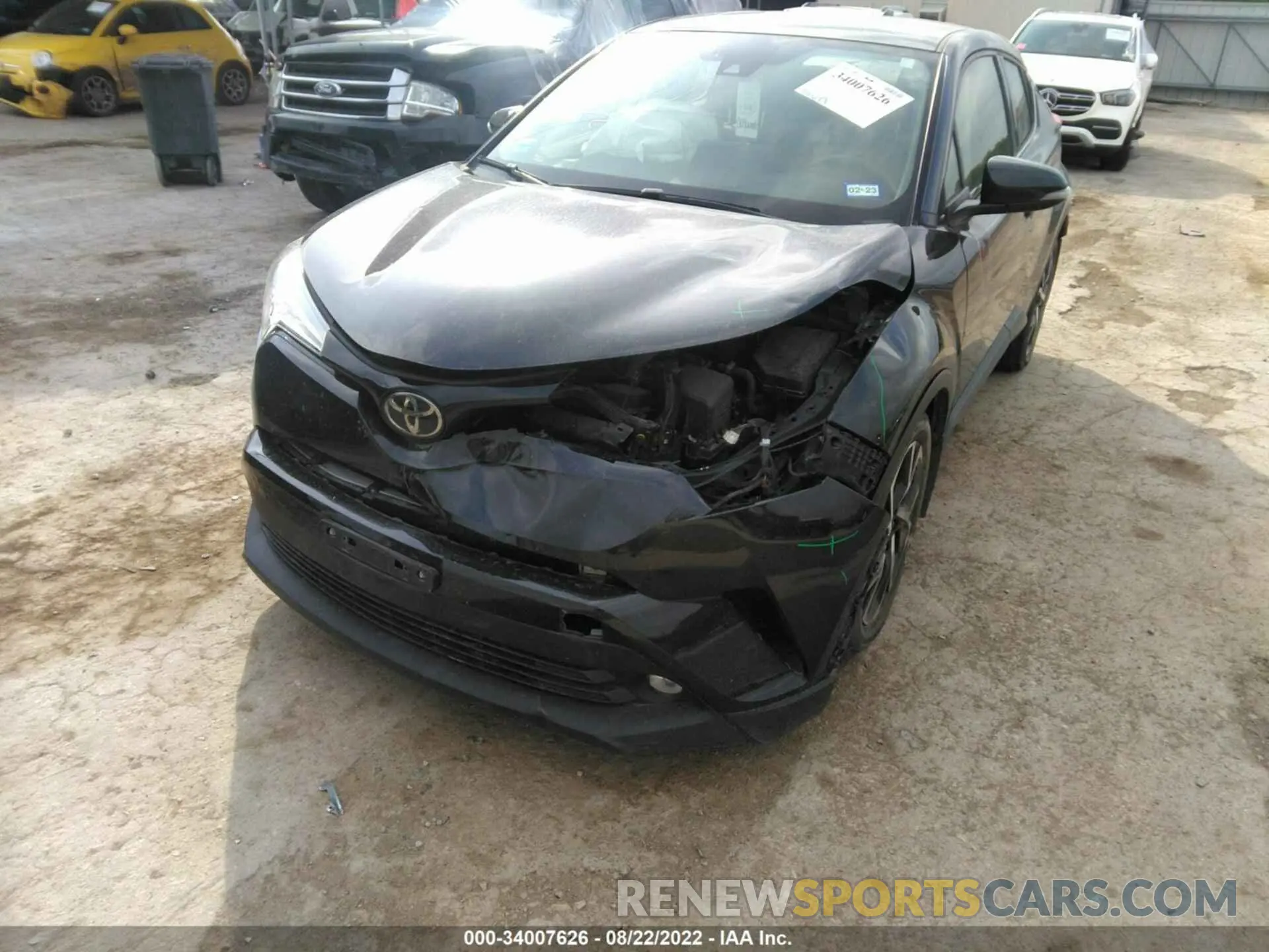 6 Photograph of a damaged car JTNKHMBX9K1062184 TOYOTA C-HR 2019