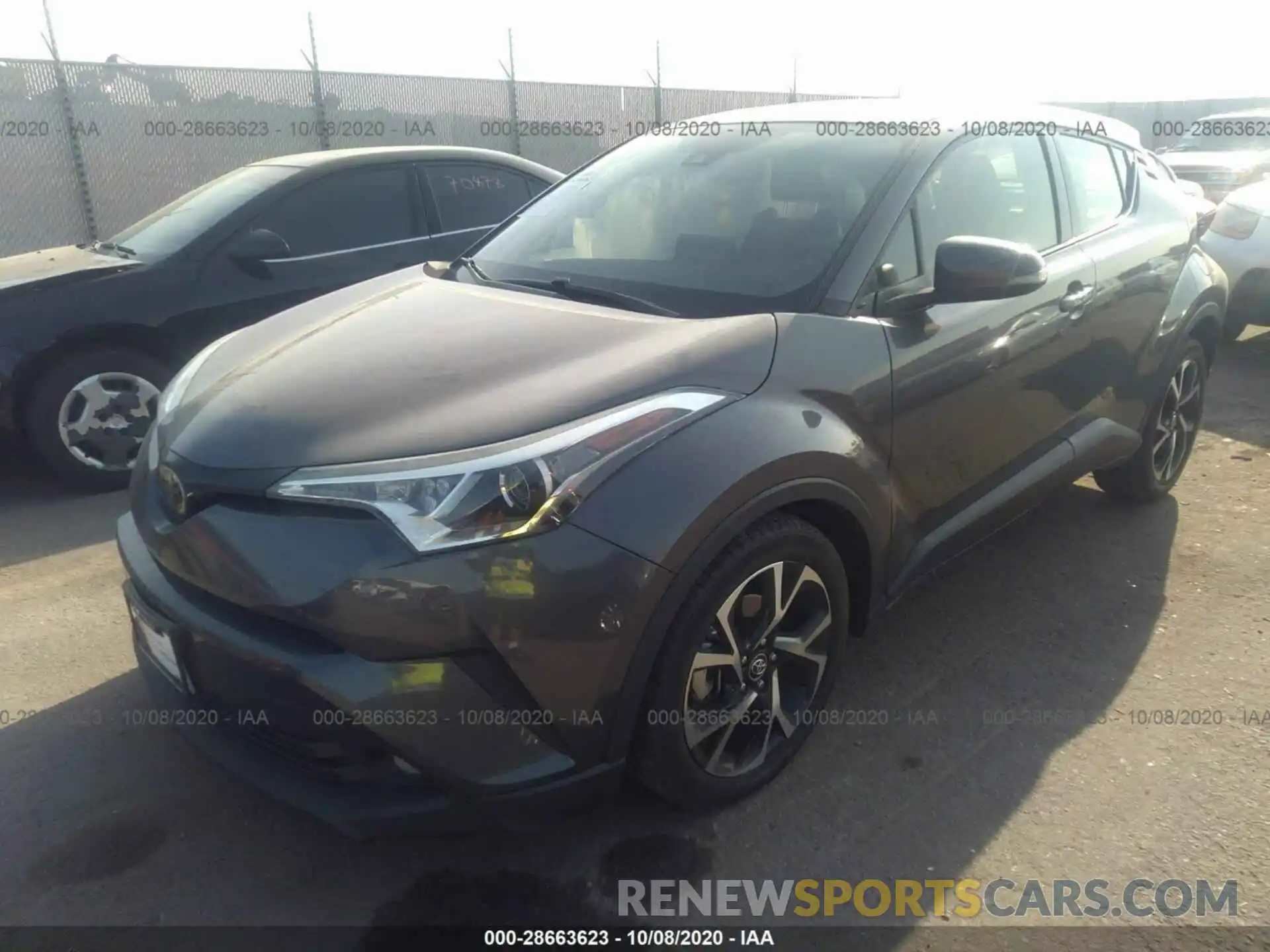 2 Photograph of a damaged car JTNKHMBXXK1013494 TOYOTA C-HR 2019