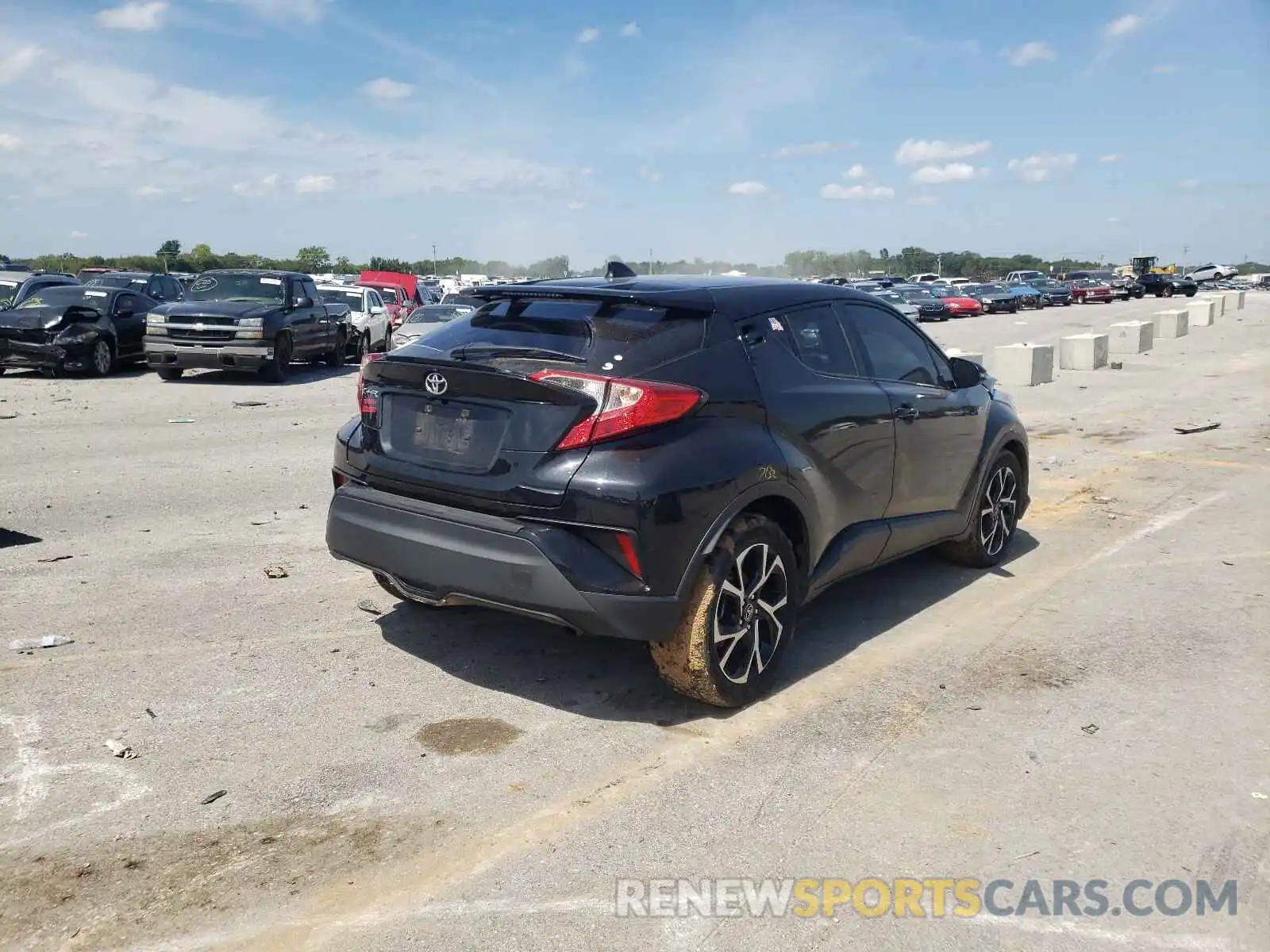 4 Photograph of a damaged car JTNKHMBXXK1016086 TOYOTA C-HR 2019