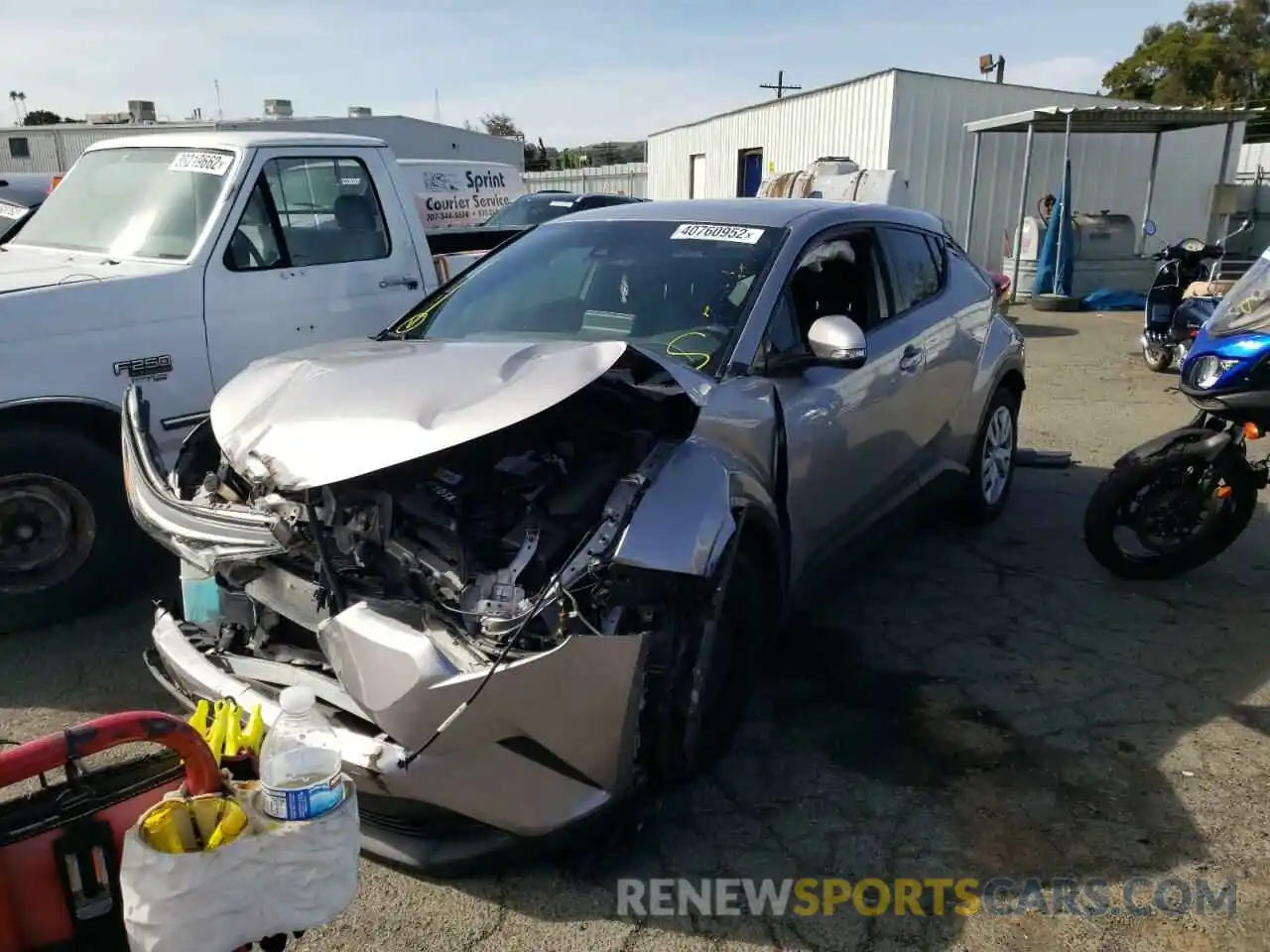 2 Photograph of a damaged car JTNKHMBXXK1016234 TOYOTA C-HR 2019