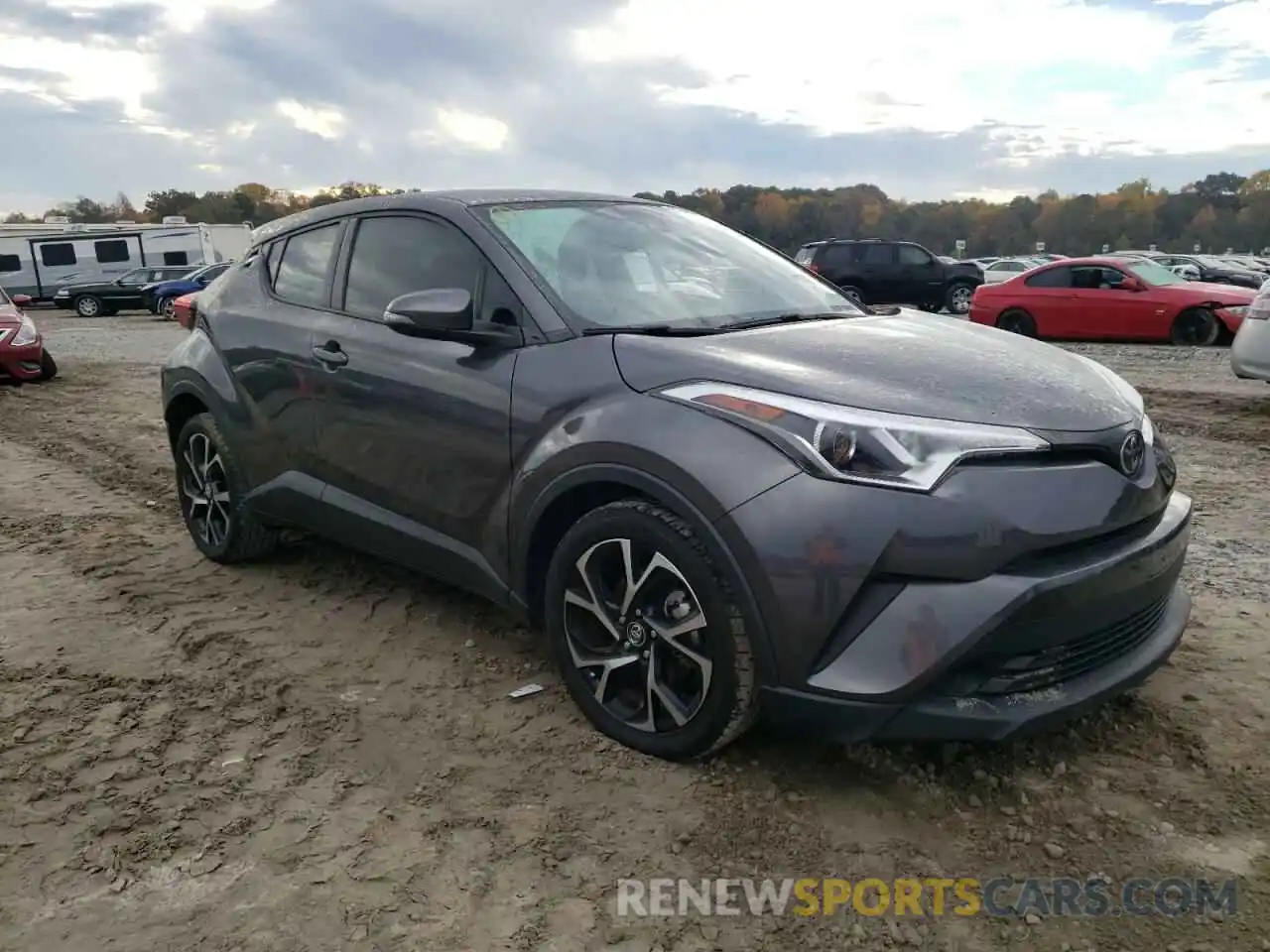 1 Photograph of a damaged car JTNKHMBXXK1018243 TOYOTA C-HR 2019