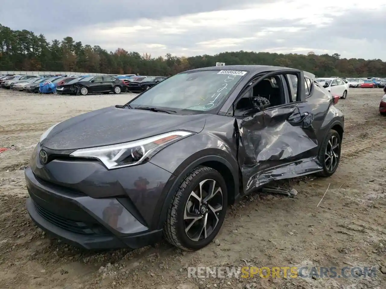 2 Photograph of a damaged car JTNKHMBXXK1018243 TOYOTA C-HR 2019