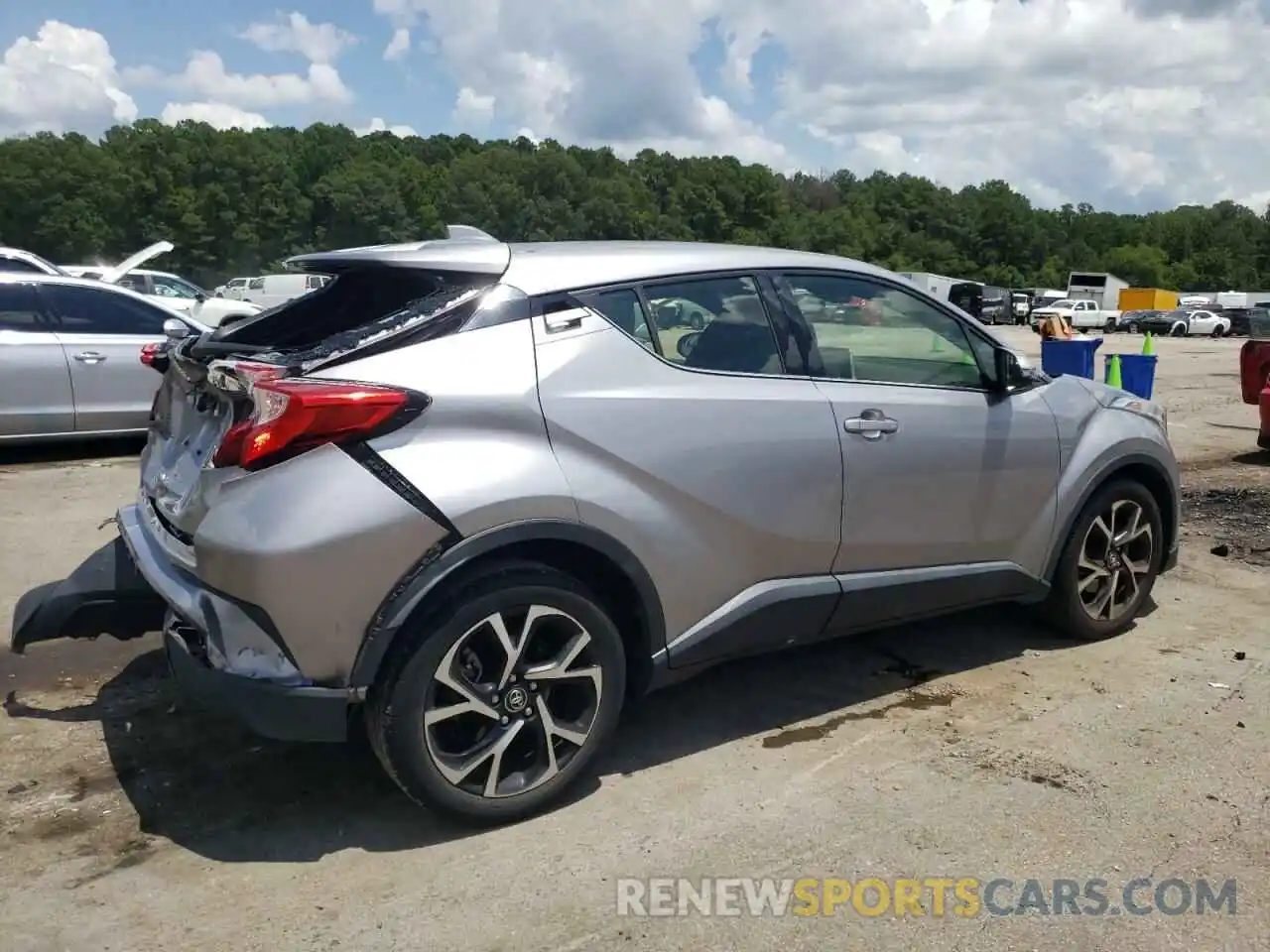 3 Photograph of a damaged car JTNKHMBXXK1019974 TOYOTA C-HR 2019