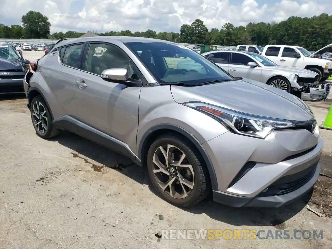 4 Photograph of a damaged car JTNKHMBXXK1019974 TOYOTA C-HR 2019