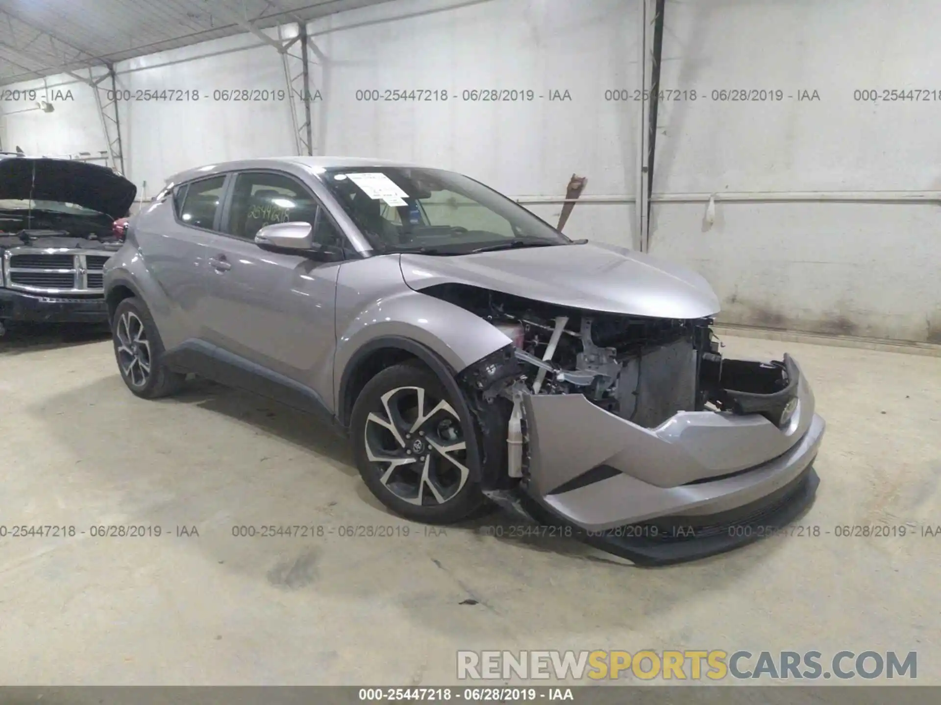 1 Photograph of a damaged car JTNKHMBXXK1021188 TOYOTA C-HR 2019