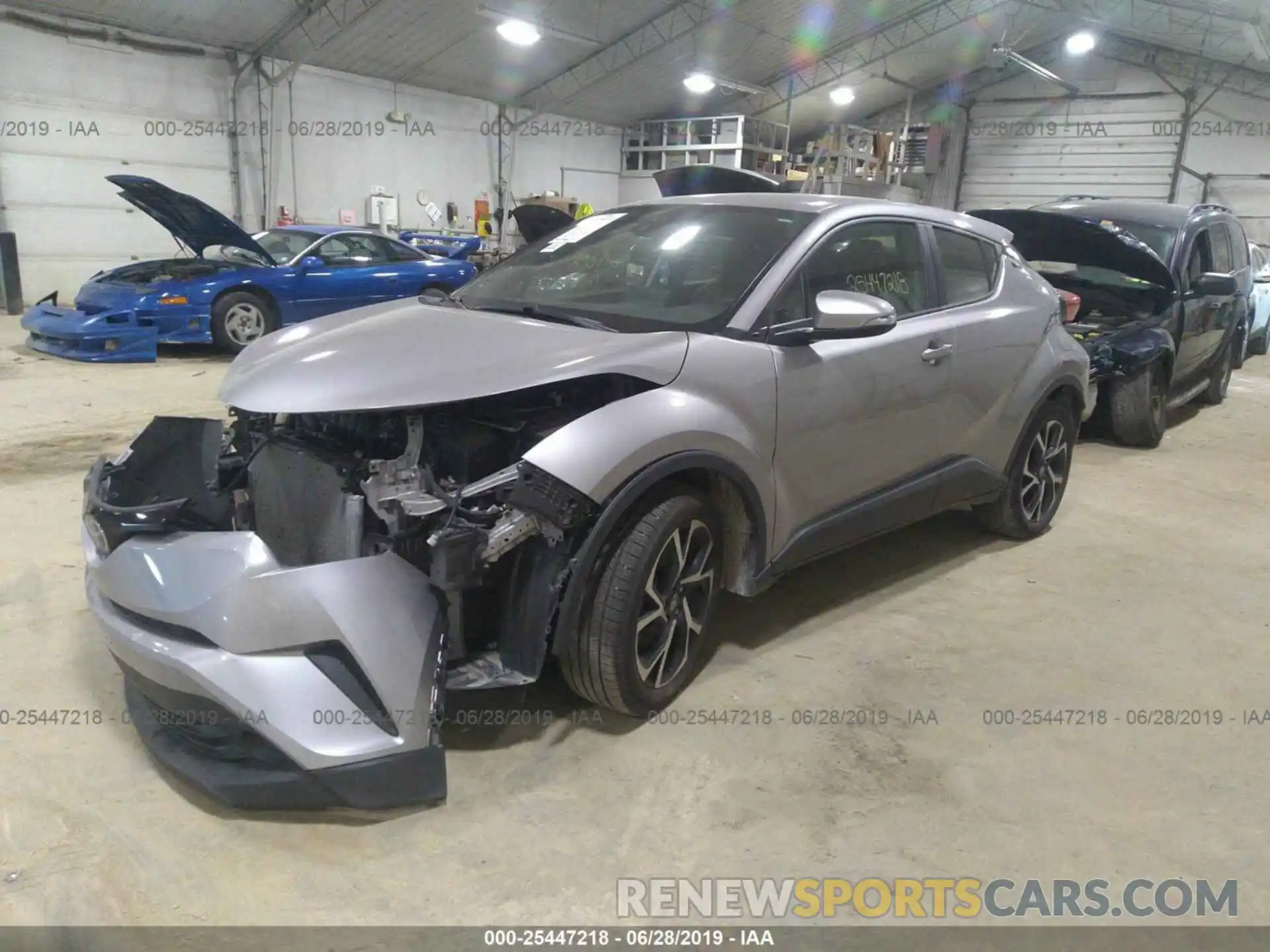 2 Photograph of a damaged car JTNKHMBXXK1021188 TOYOTA C-HR 2019