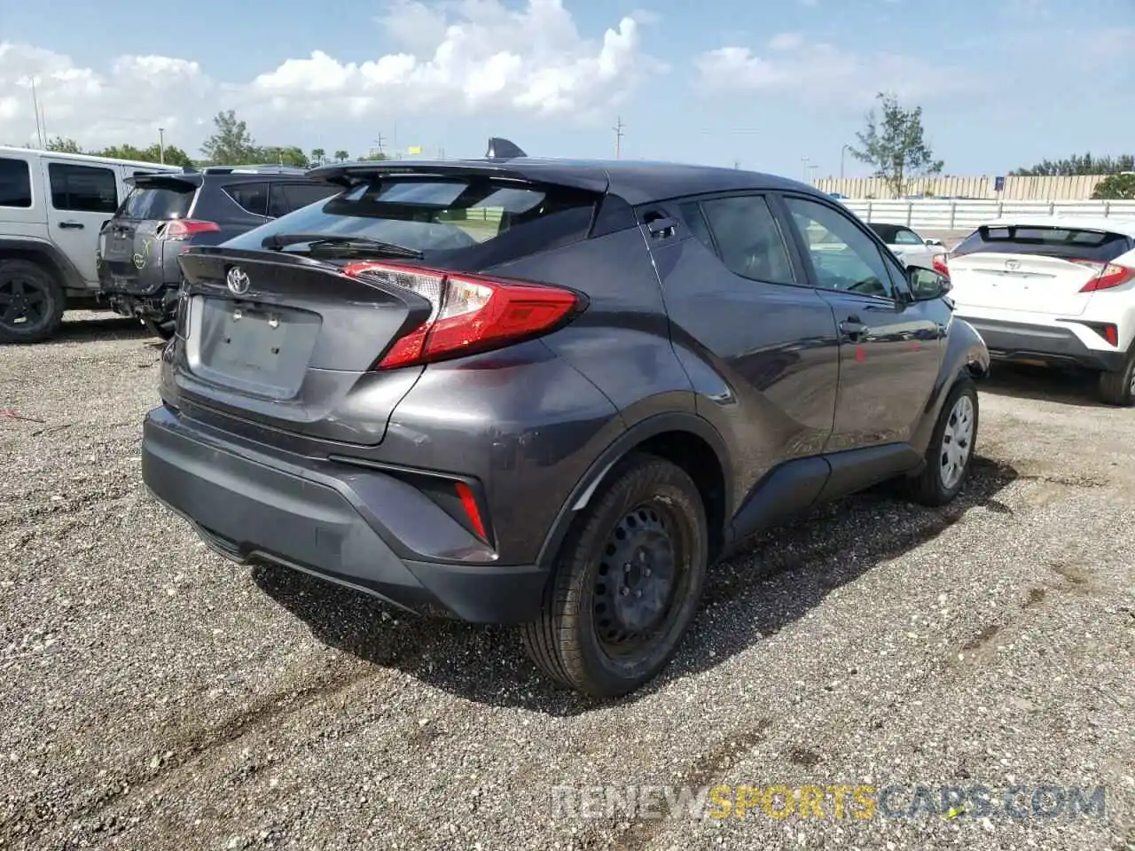 4 Photograph of a damaged car JTNKHMBXXK1022437 TOYOTA C-HR 2019