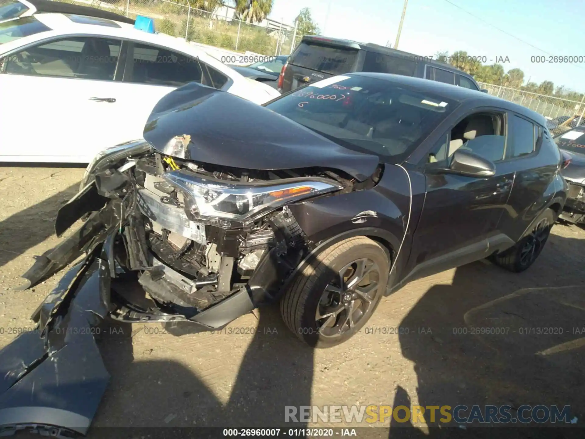 2 Photograph of a damaged car JTNKHMBXXK1025399 TOYOTA C-HR 2019