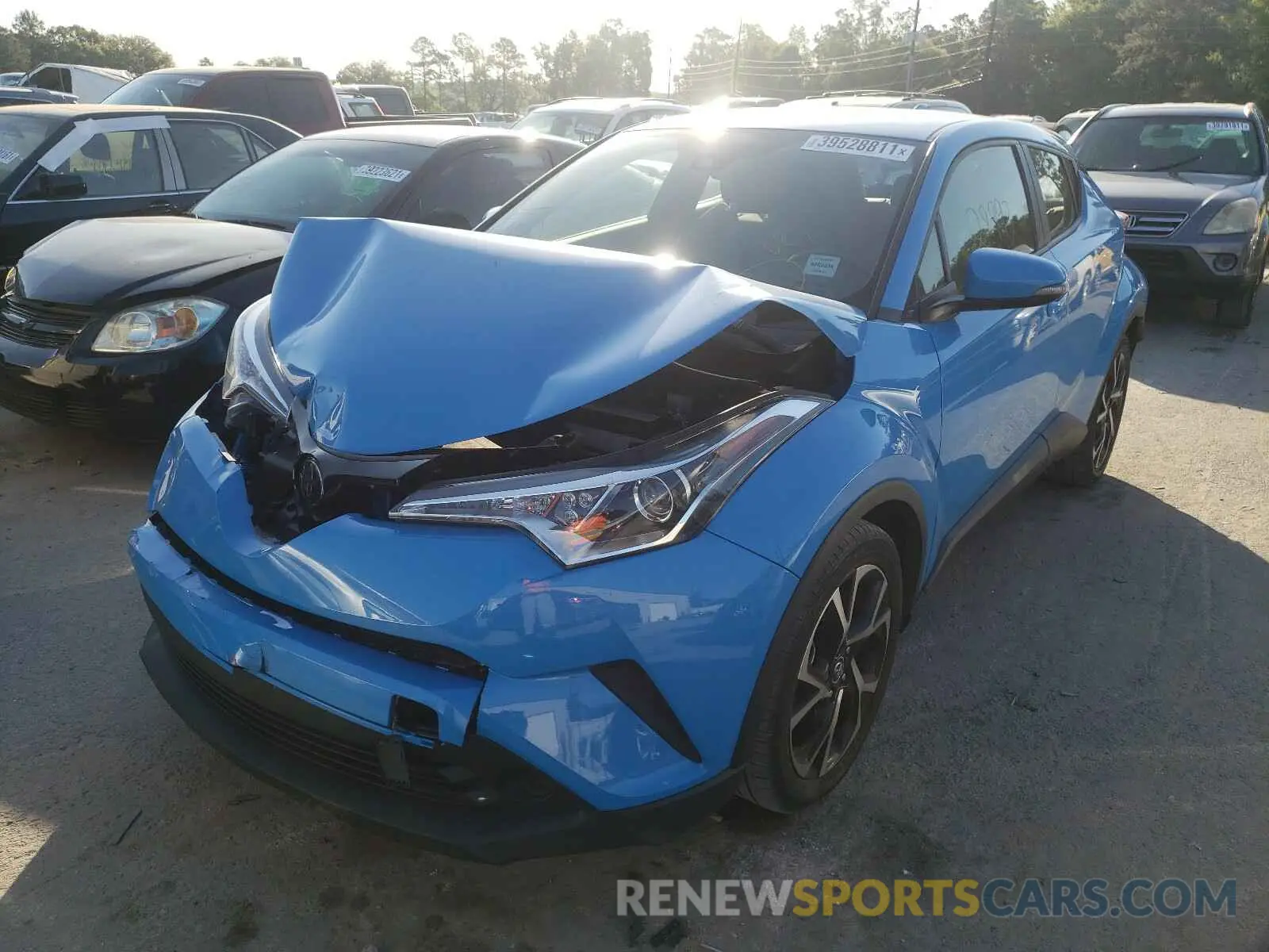 2 Photograph of a damaged car JTNKHMBXXK1025600 TOYOTA C-HR 2019