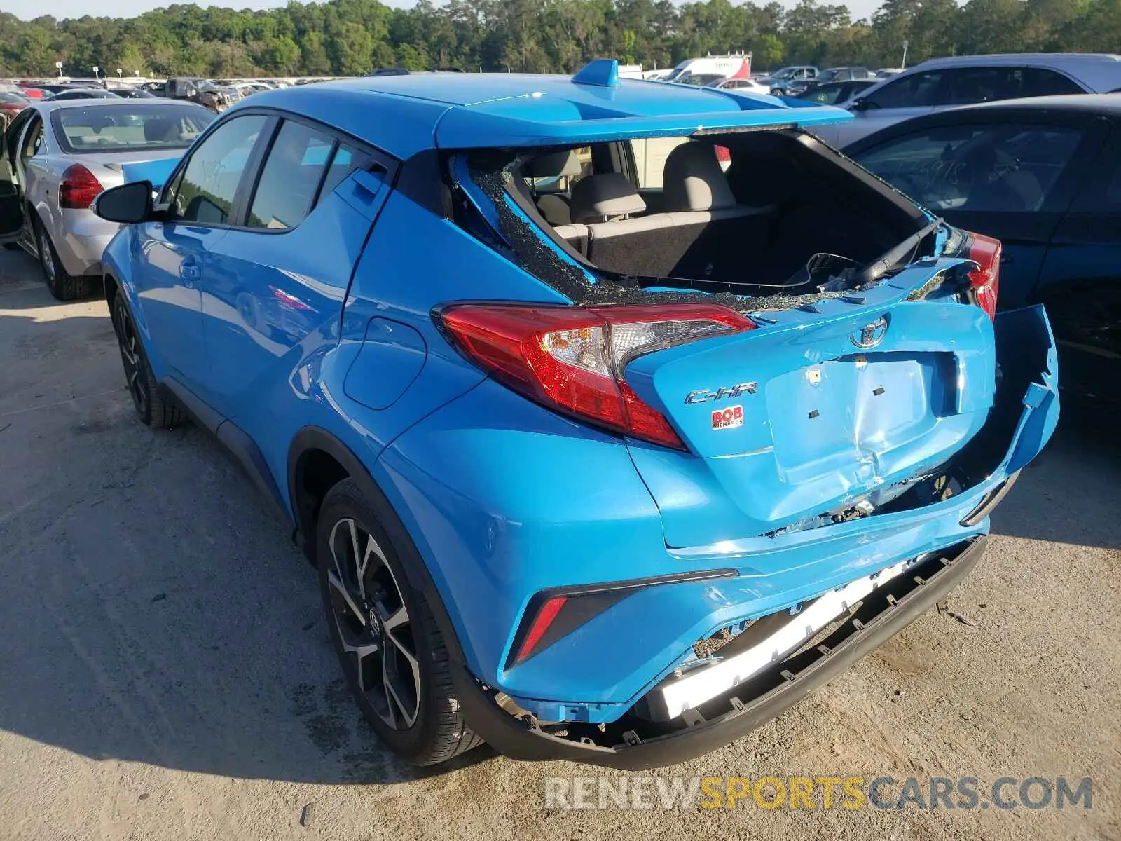 3 Photograph of a damaged car JTNKHMBXXK1025600 TOYOTA C-HR 2019