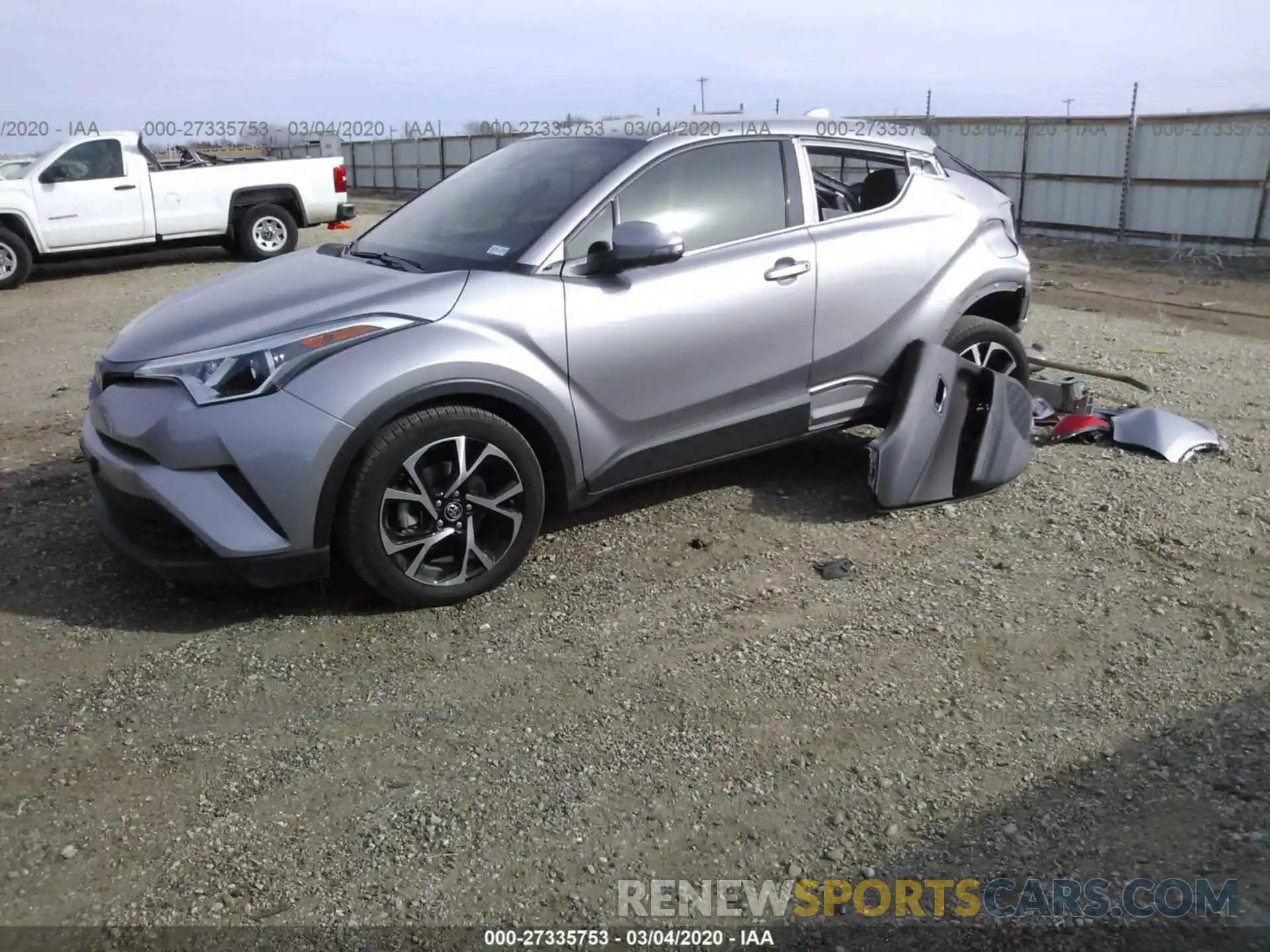 2 Photograph of a damaged car JTNKHMBXXK1026164 TOYOTA C-HR 2019