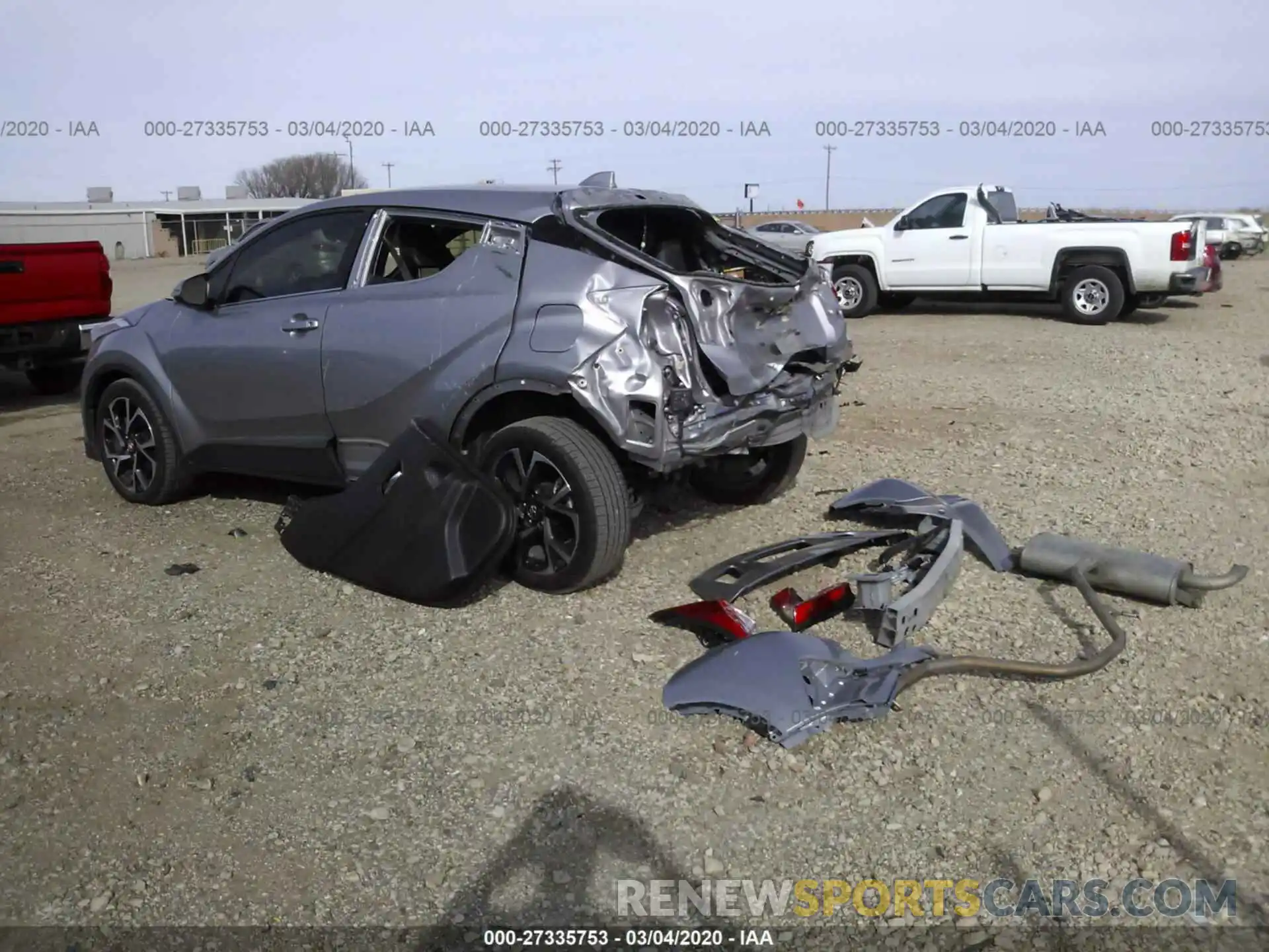 3 Photograph of a damaged car JTNKHMBXXK1026164 TOYOTA C-HR 2019