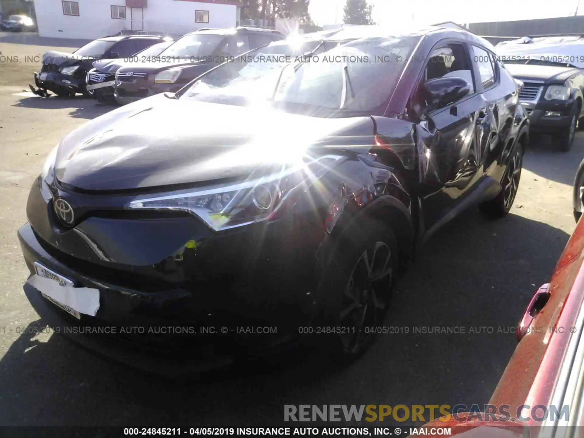 2 Photograph of a damaged car JTNKHMBXXK1029145 TOYOTA C-HR 2019