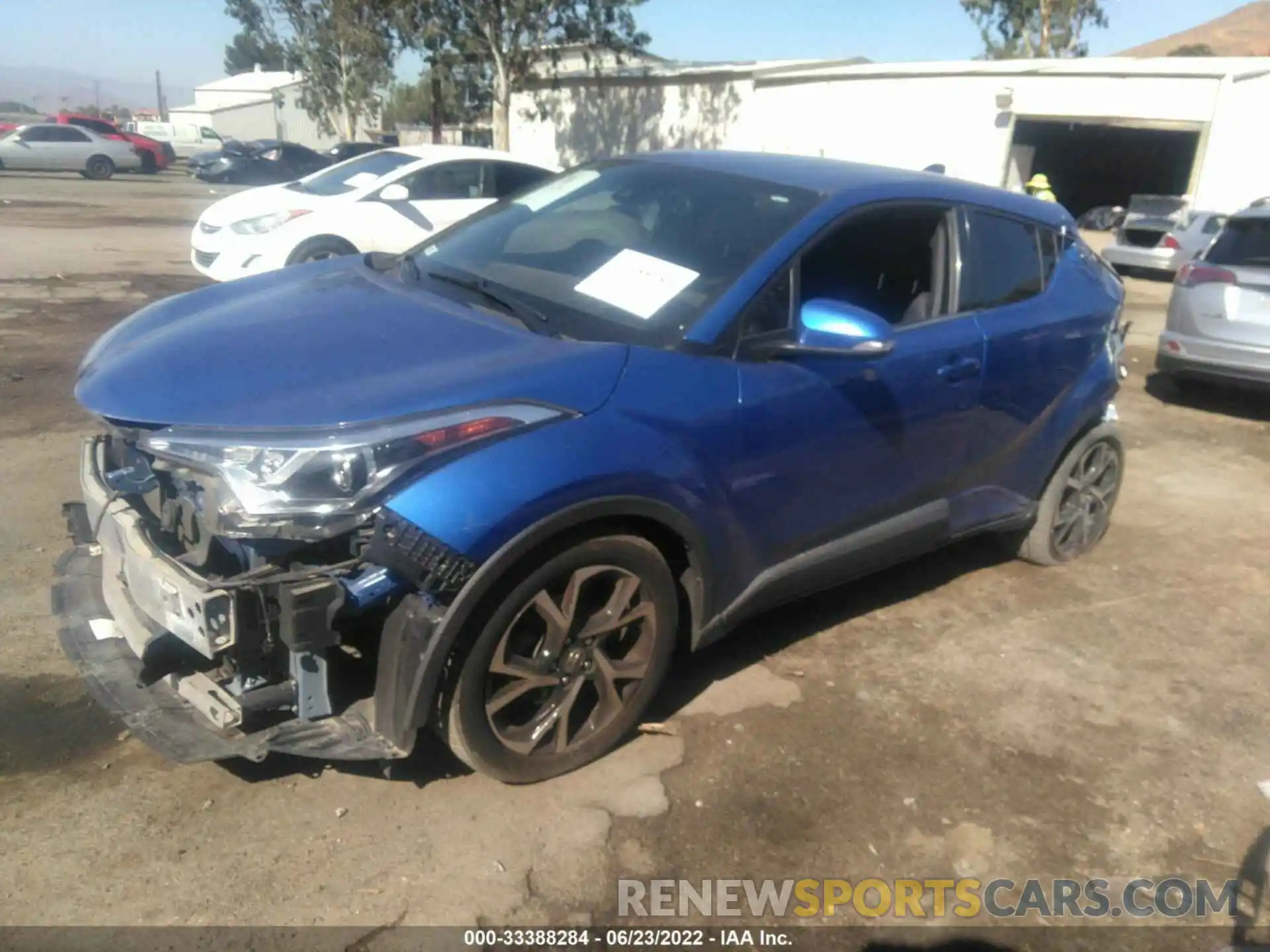 2 Photograph of a damaged car JTNKHMBXXK1030036 TOYOTA C-HR 2019