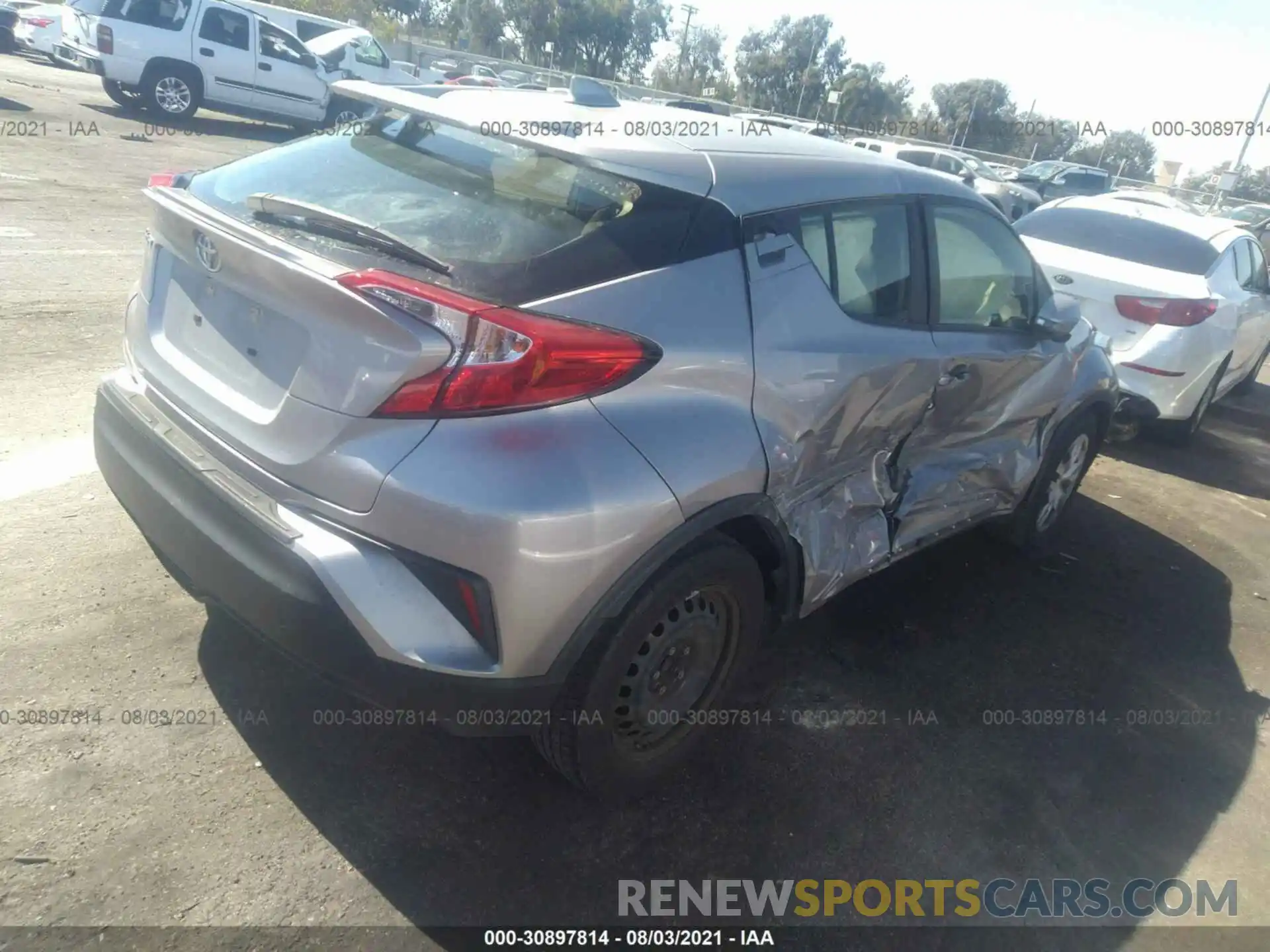 4 Photograph of a damaged car JTNKHMBXXK1030408 TOYOTA C-HR 2019