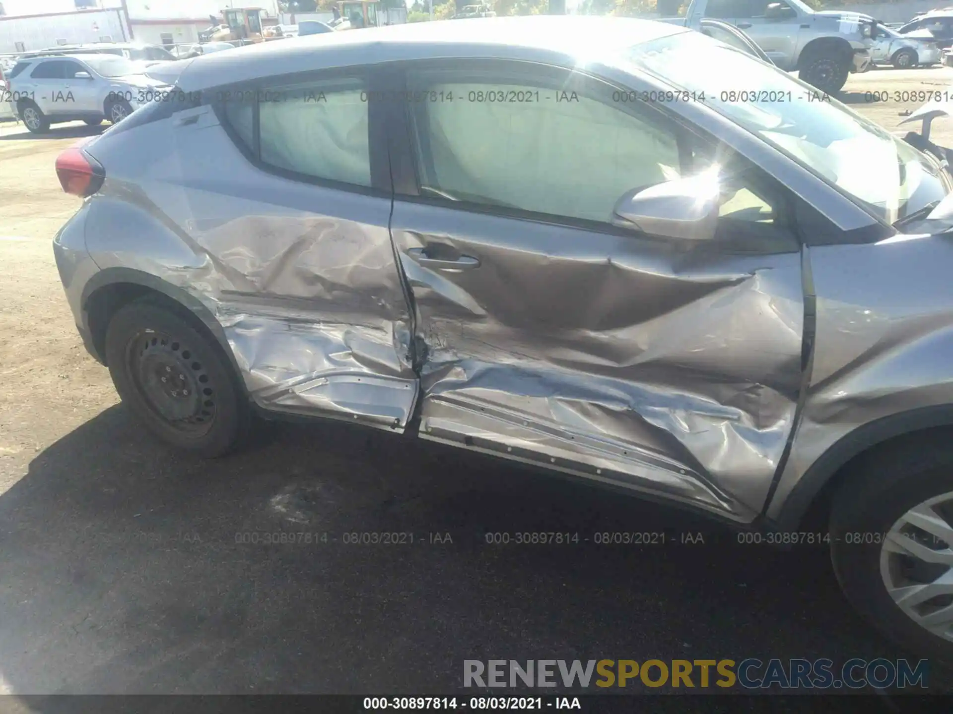 6 Photograph of a damaged car JTNKHMBXXK1030408 TOYOTA C-HR 2019