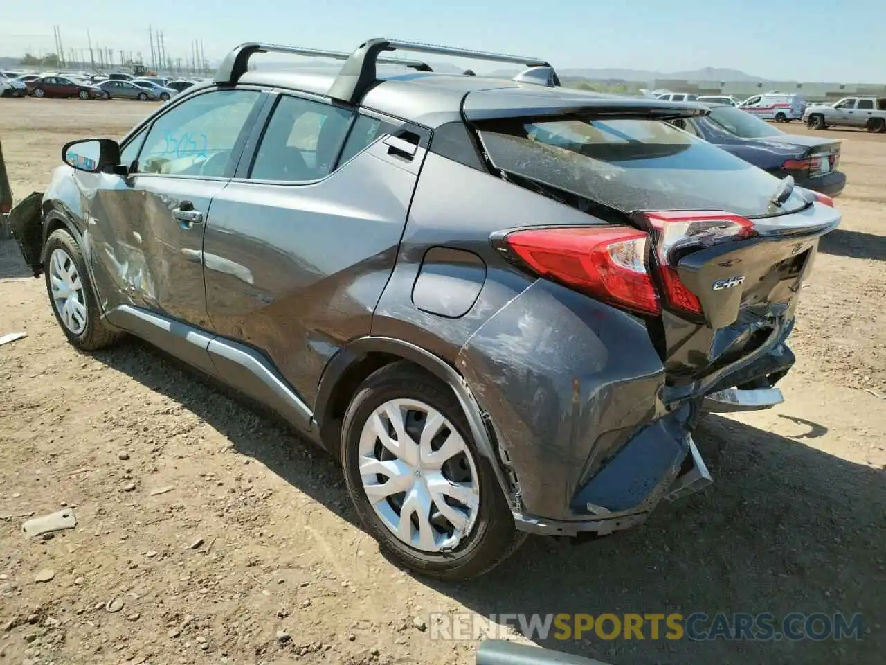 3 Photograph of a damaged car JTNKHMBXXK1032014 TOYOTA C-HR 2019