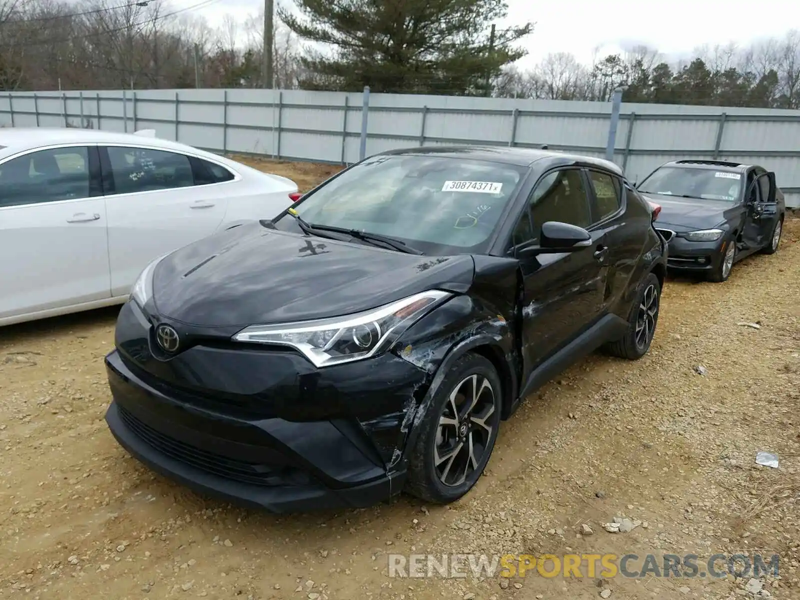 2 Photograph of a damaged car JTNKHMBXXK1034166 TOYOTA C-HR 2019