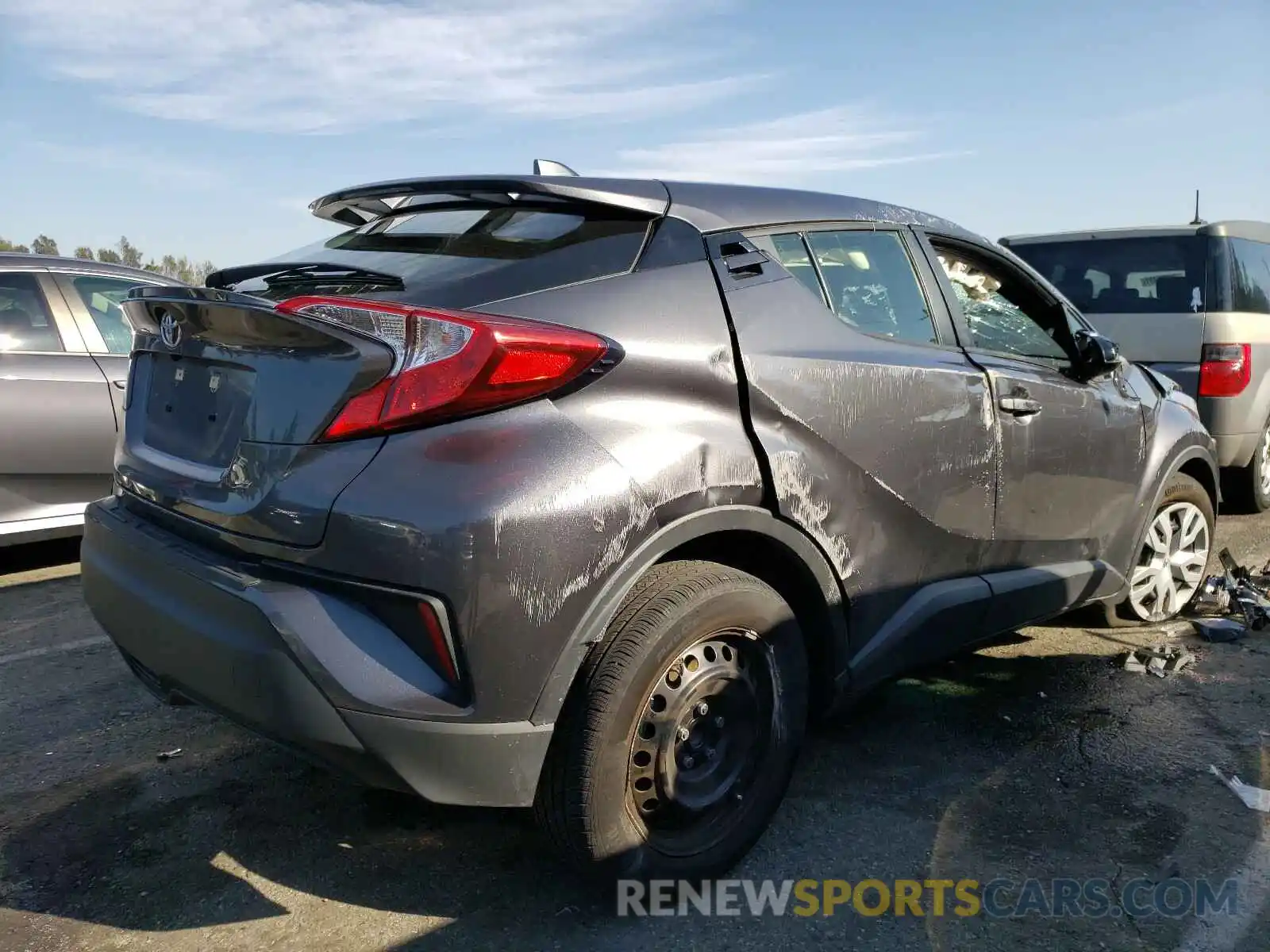 4 Photograph of a damaged car JTNKHMBXXK1035138 TOYOTA C-HR 2019