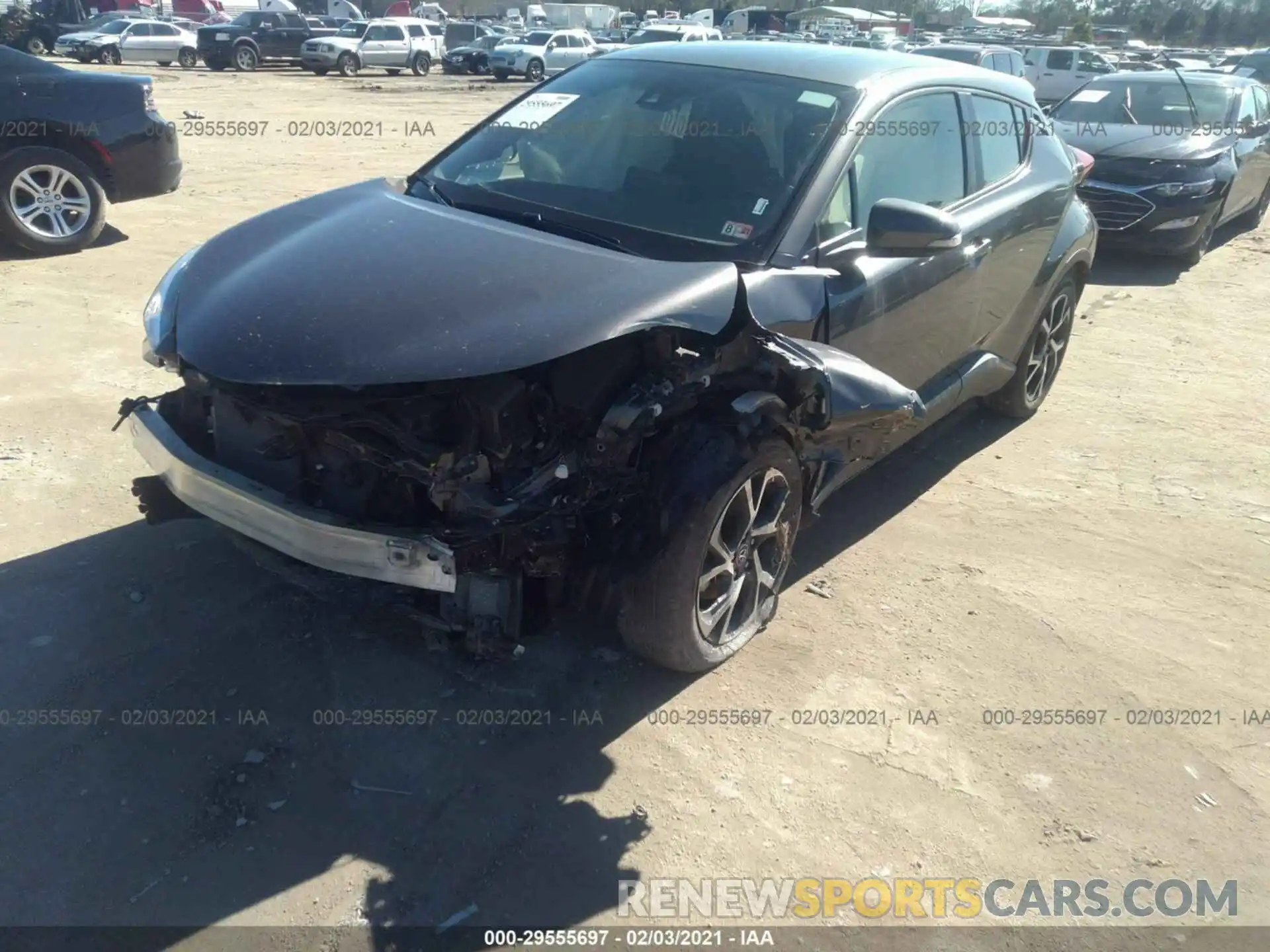 2 Photograph of a damaged car JTNKHMBXXK1035494 TOYOTA C-HR 2019