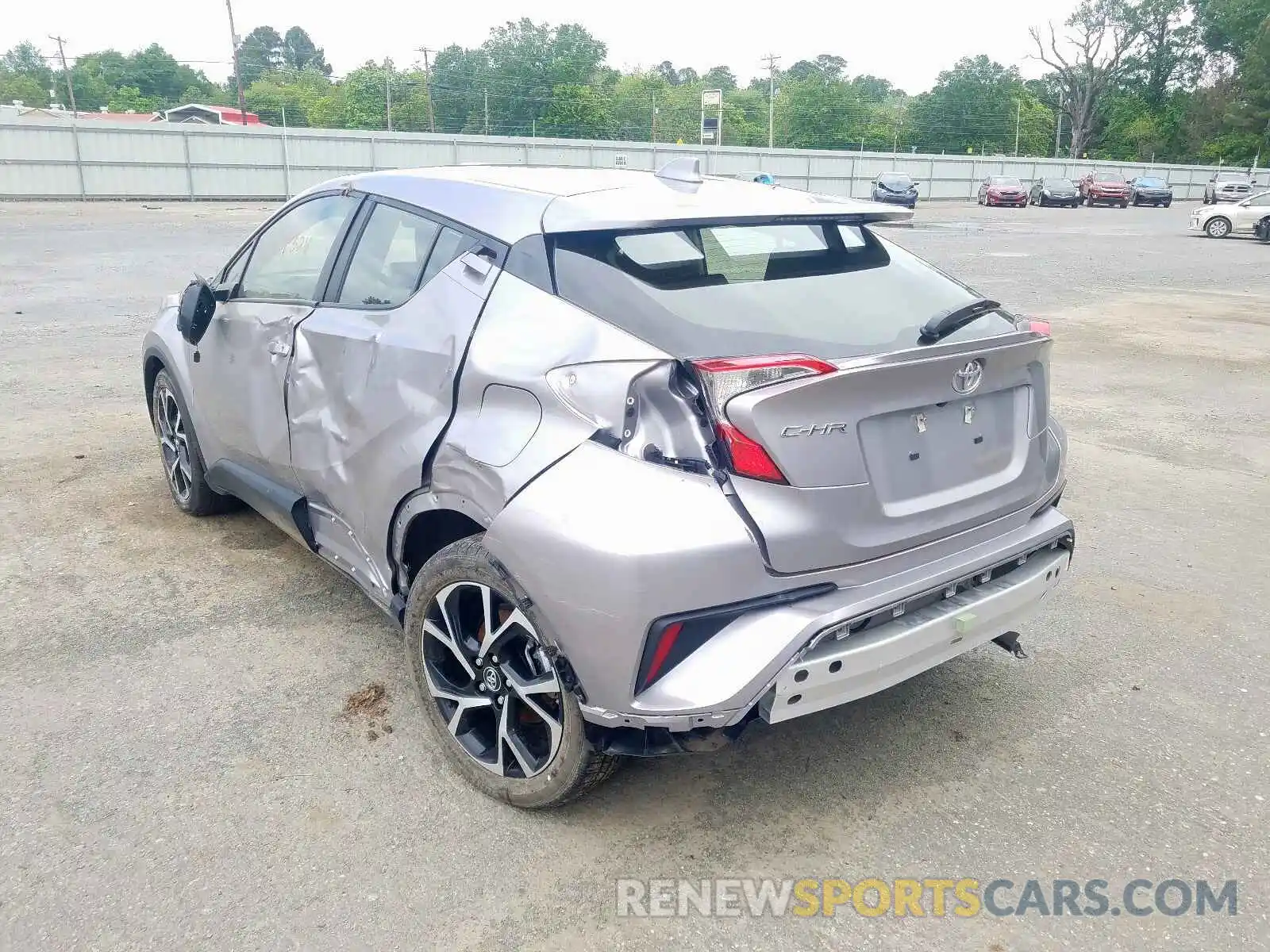 3 Photograph of a damaged car JTNKHMBXXK1036242 TOYOTA C-HR 2019