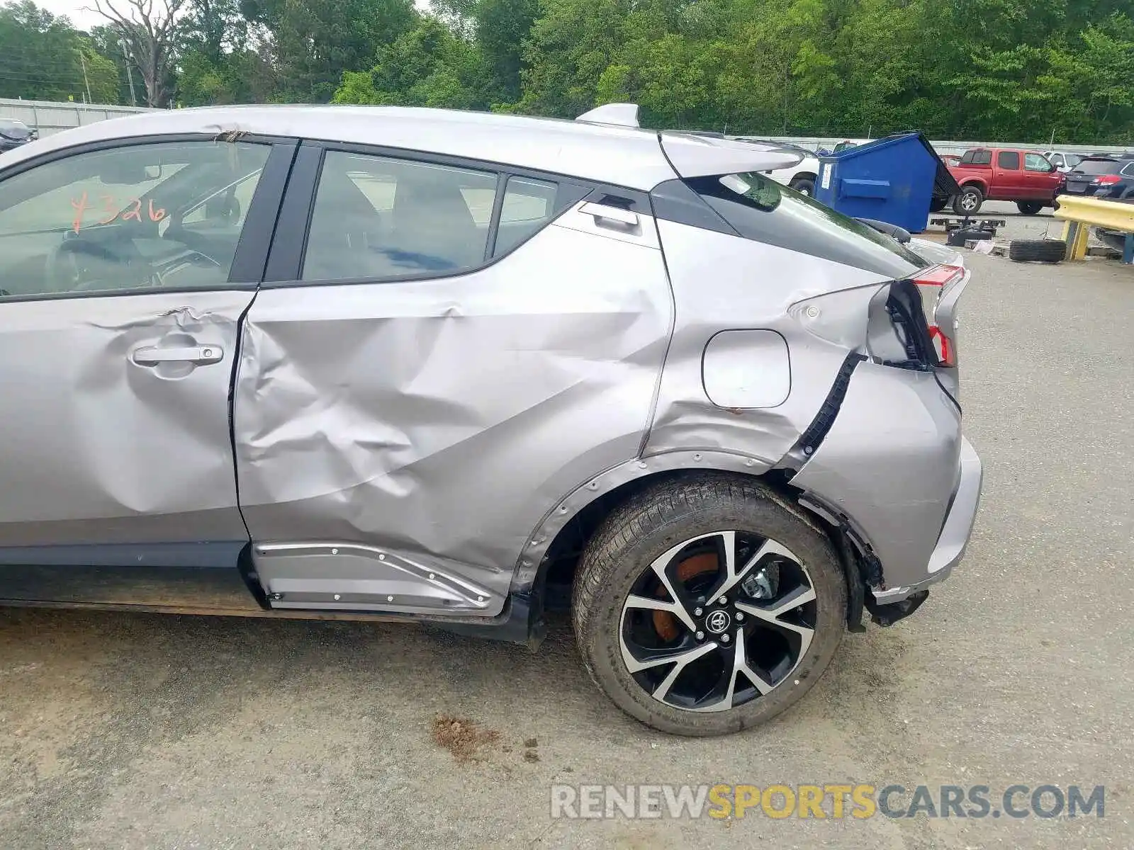 9 Photograph of a damaged car JTNKHMBXXK1036242 TOYOTA C-HR 2019