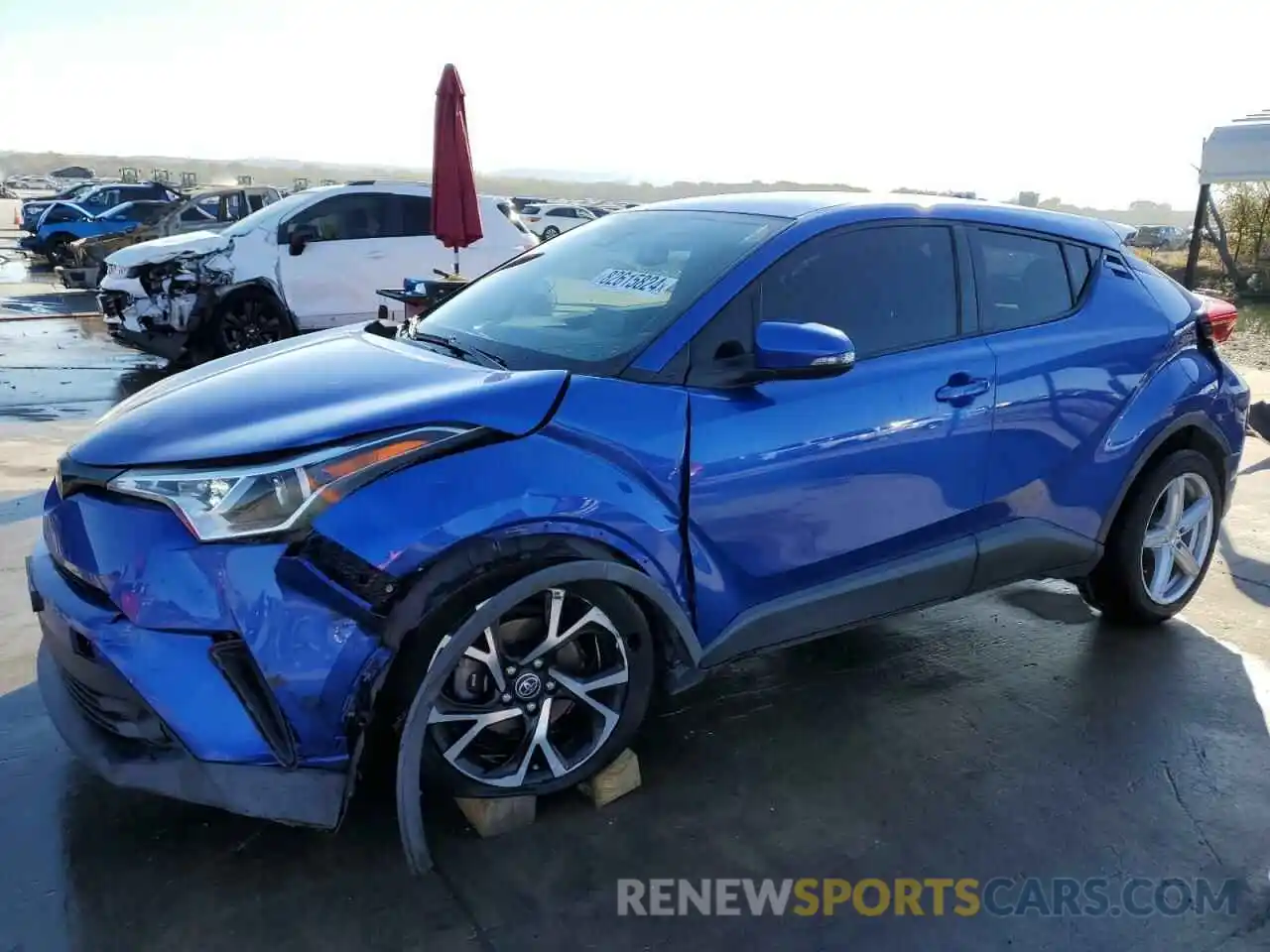 1 Photograph of a damaged car JTNKHMBXXK1036564 TOYOTA C-HR 2019