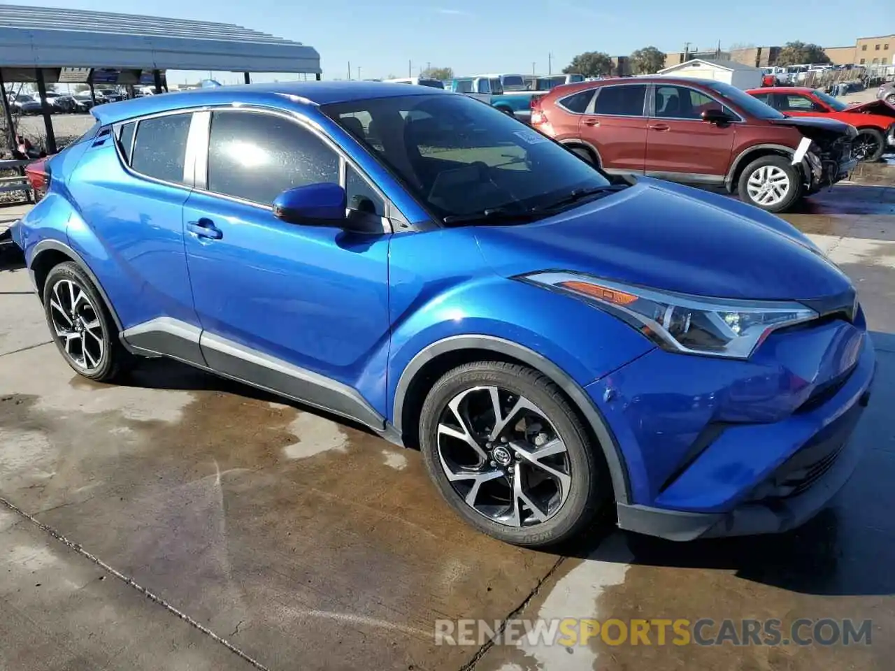 4 Photograph of a damaged car JTNKHMBXXK1036564 TOYOTA C-HR 2019