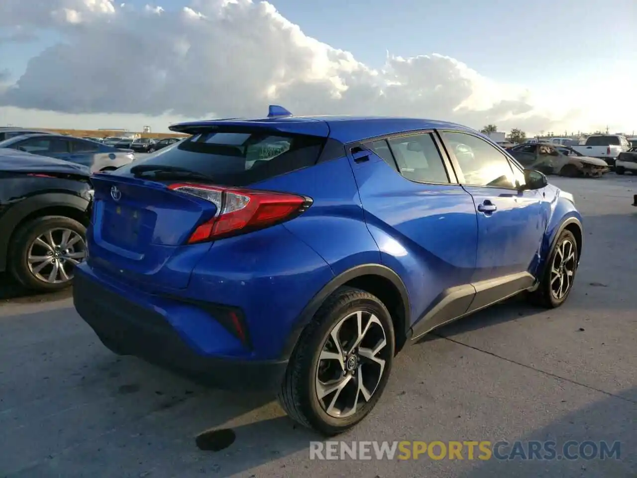 4 Photograph of a damaged car JTNKHMBXXK1036631 TOYOTA C-HR 2019