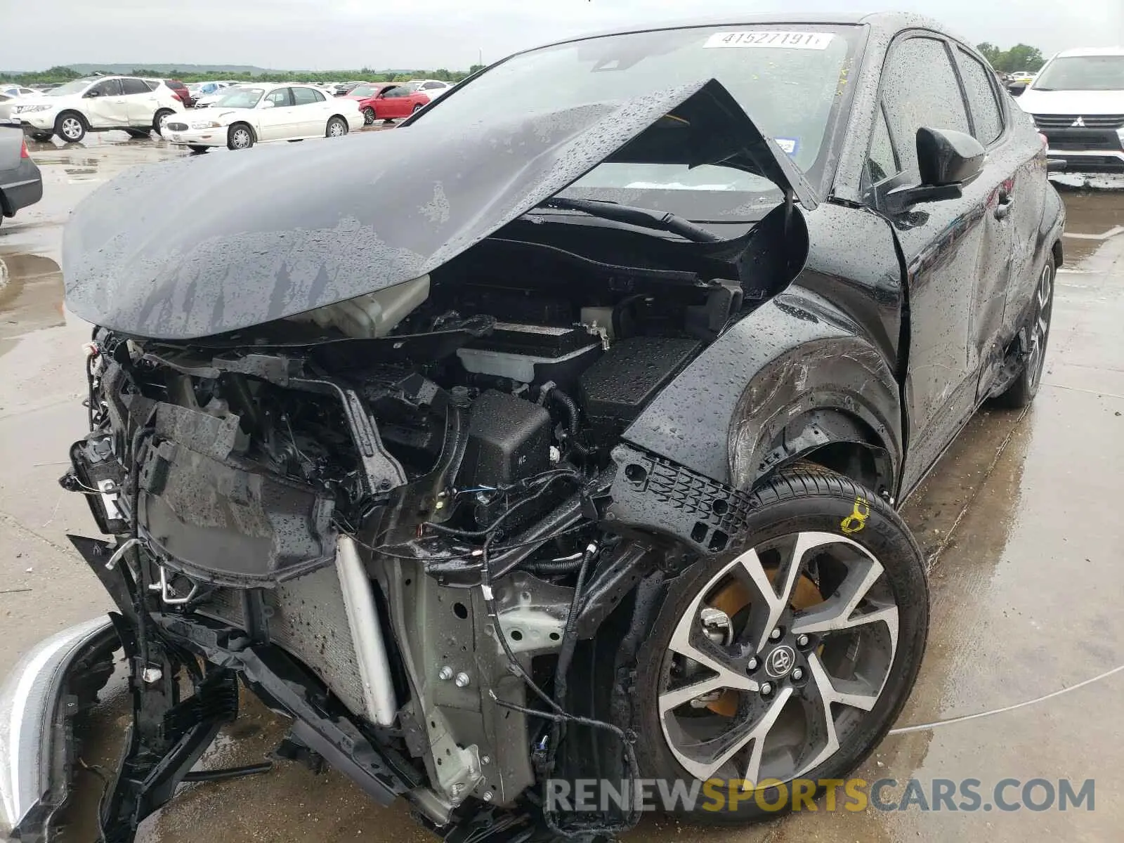 2 Photograph of a damaged car JTNKHMBXXK1037441 TOYOTA C-HR 2019