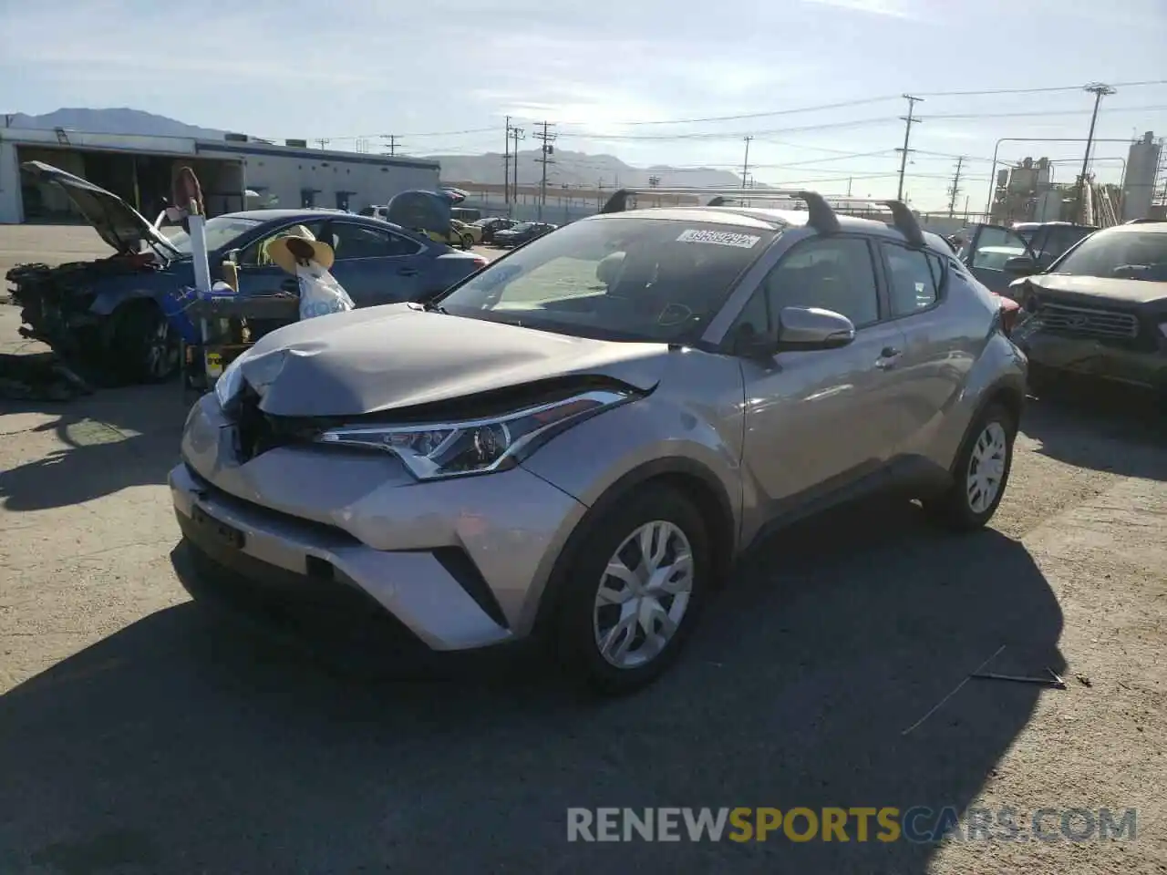 2 Photograph of a damaged car JTNKHMBXXK1039092 TOYOTA C-HR 2019