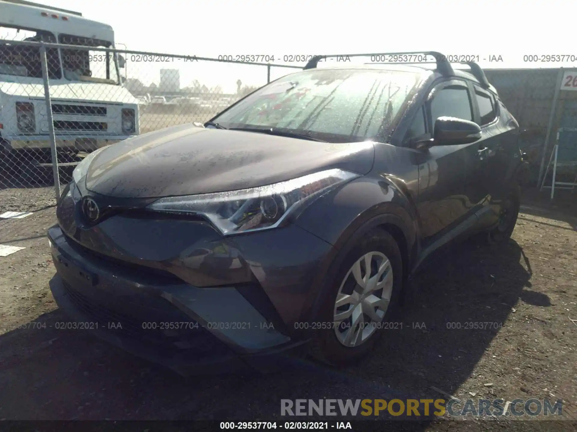 2 Photograph of a damaged car JTNKHMBXXK1043692 TOYOTA C-HR 2019