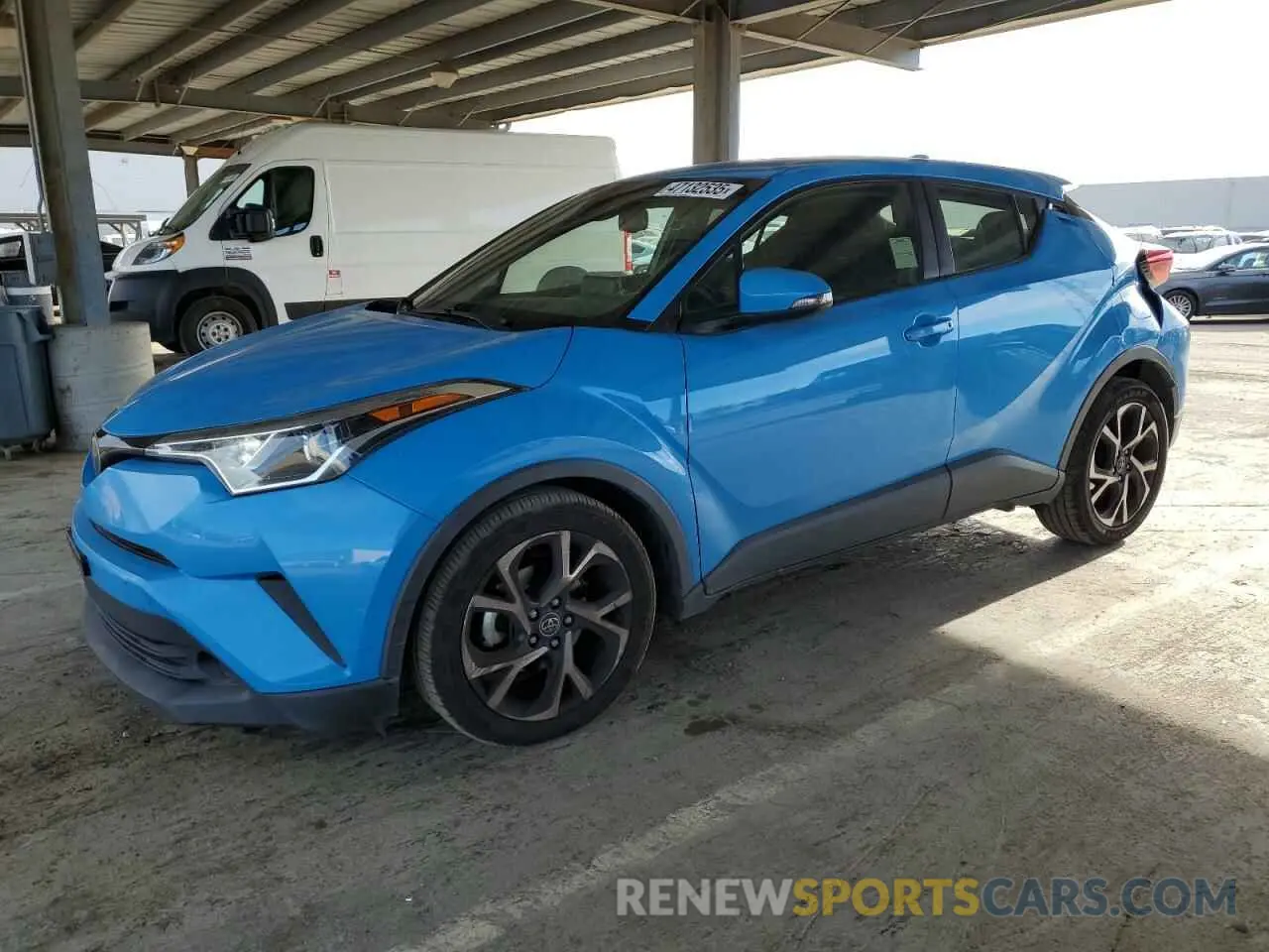 1 Photograph of a damaged car JTNKHMBXXK1046690 TOYOTA C-HR 2019