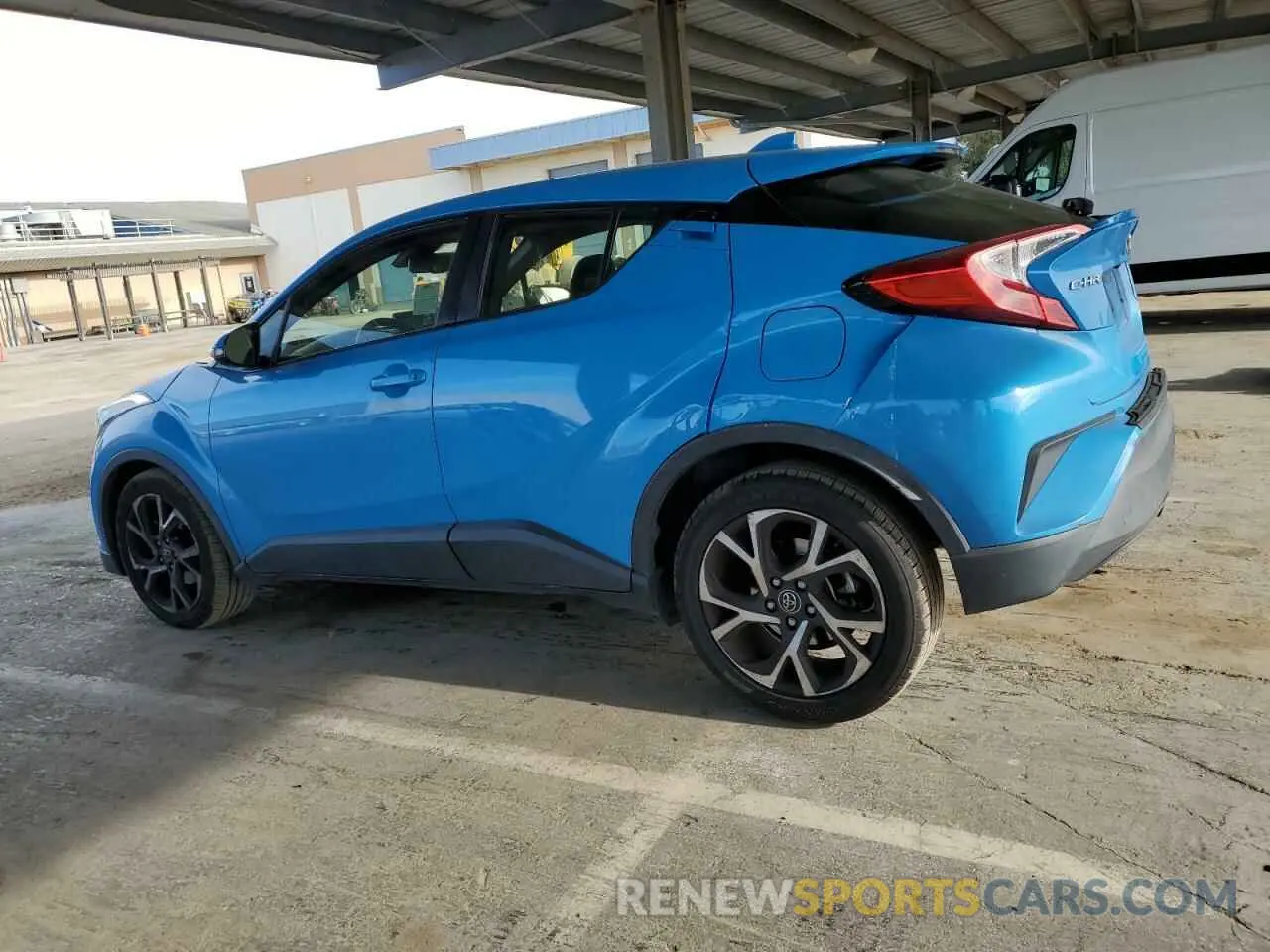 2 Photograph of a damaged car JTNKHMBXXK1046690 TOYOTA C-HR 2019