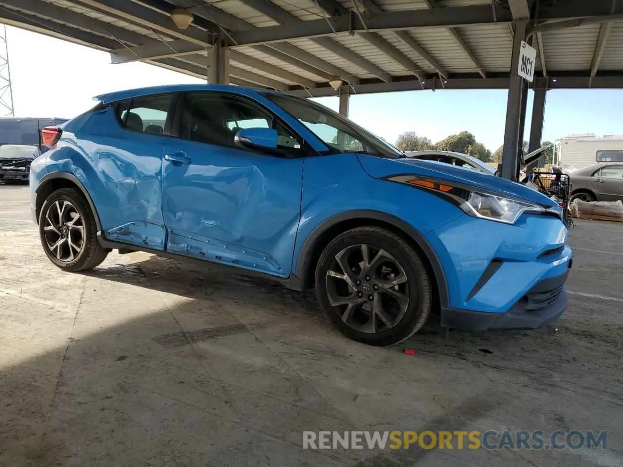 4 Photograph of a damaged car JTNKHMBXXK1046690 TOYOTA C-HR 2019