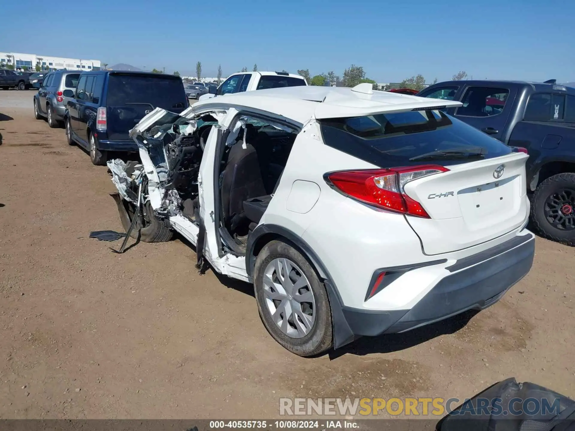 3 Photograph of a damaged car JTNKHMBXXK1049699 TOYOTA C-HR 2019