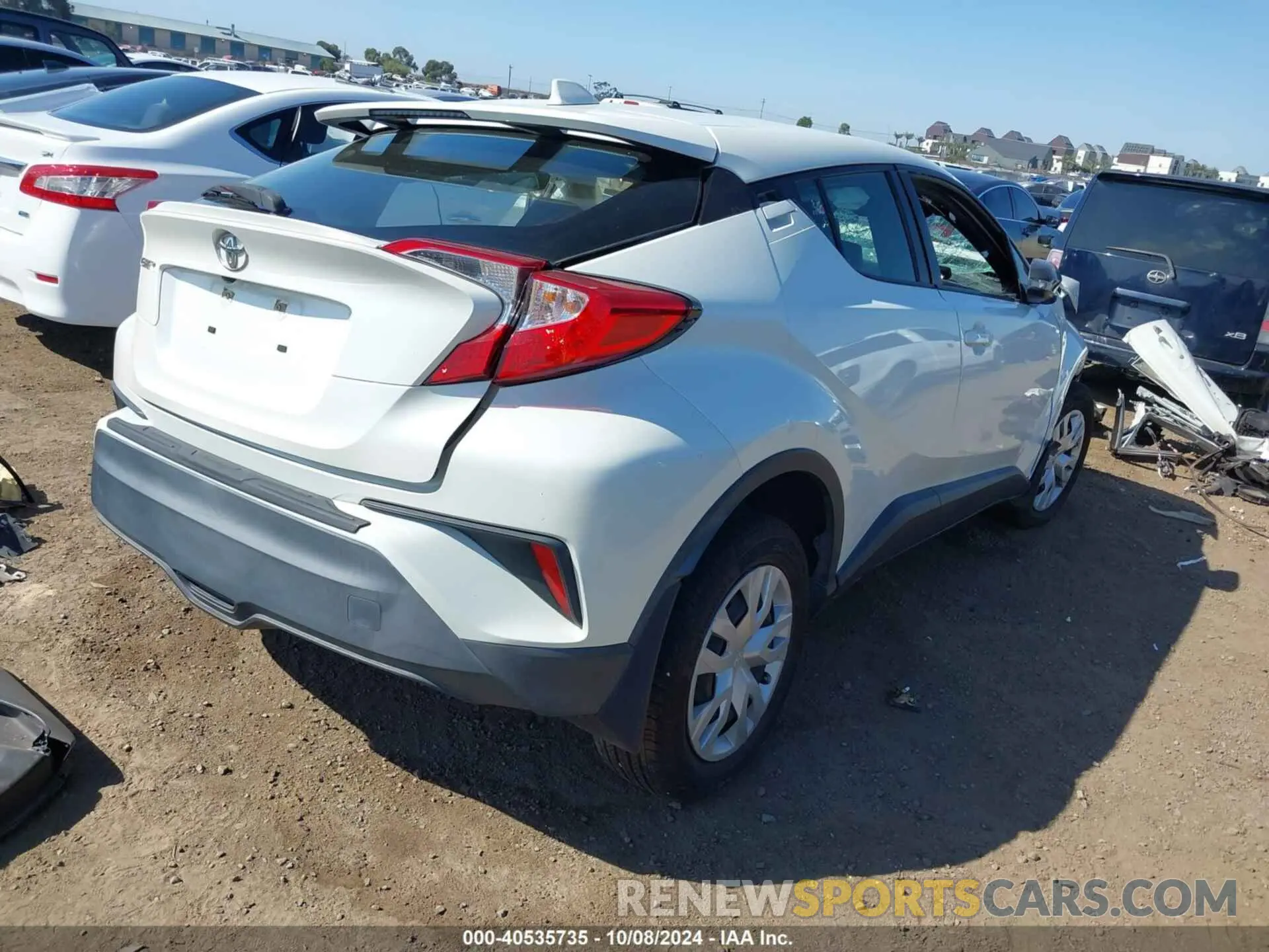 4 Photograph of a damaged car JTNKHMBXXK1049699 TOYOTA C-HR 2019