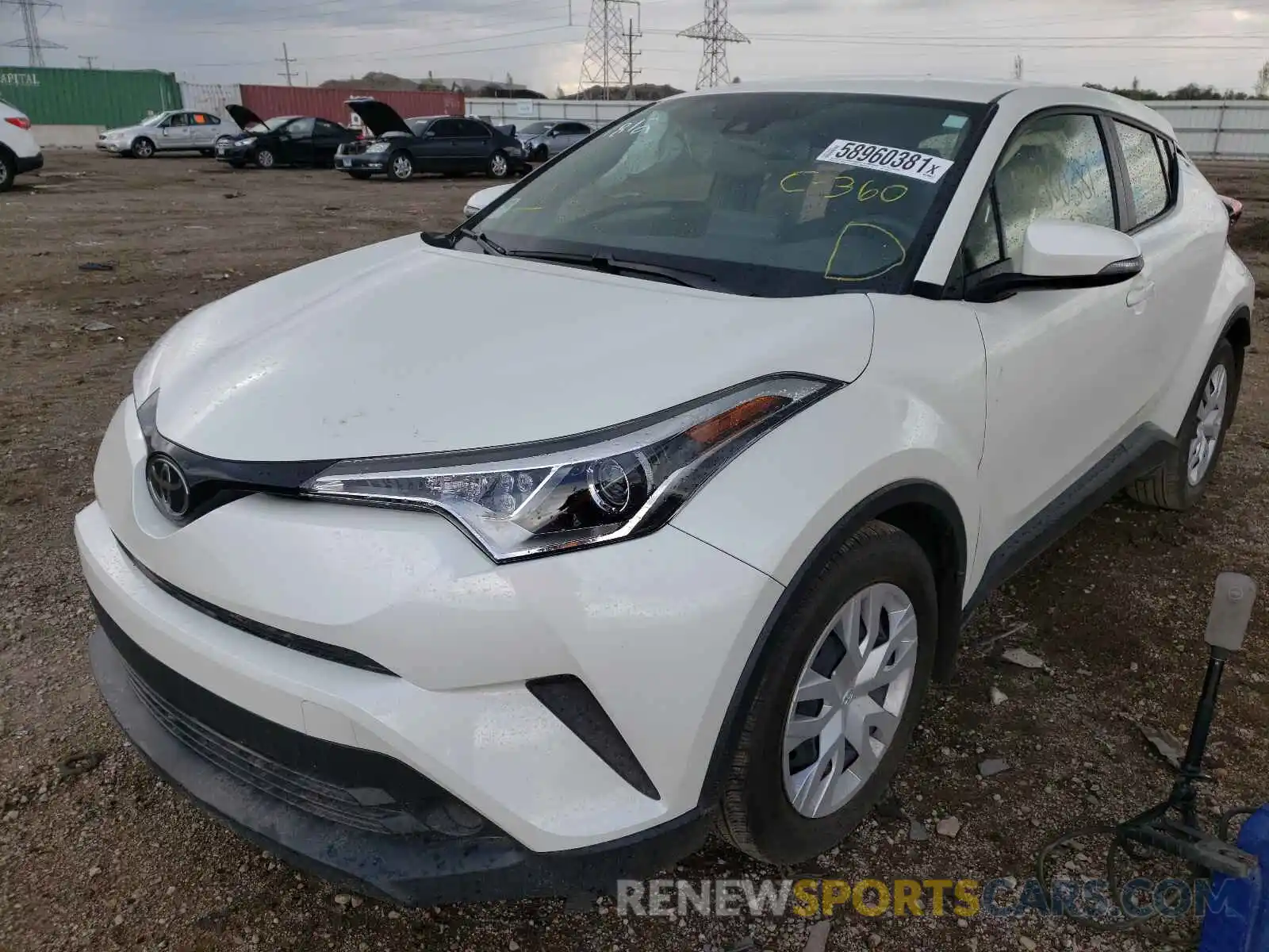 2 Photograph of a damaged car JTNKHMBXXK1051307 TOYOTA C-HR 2019